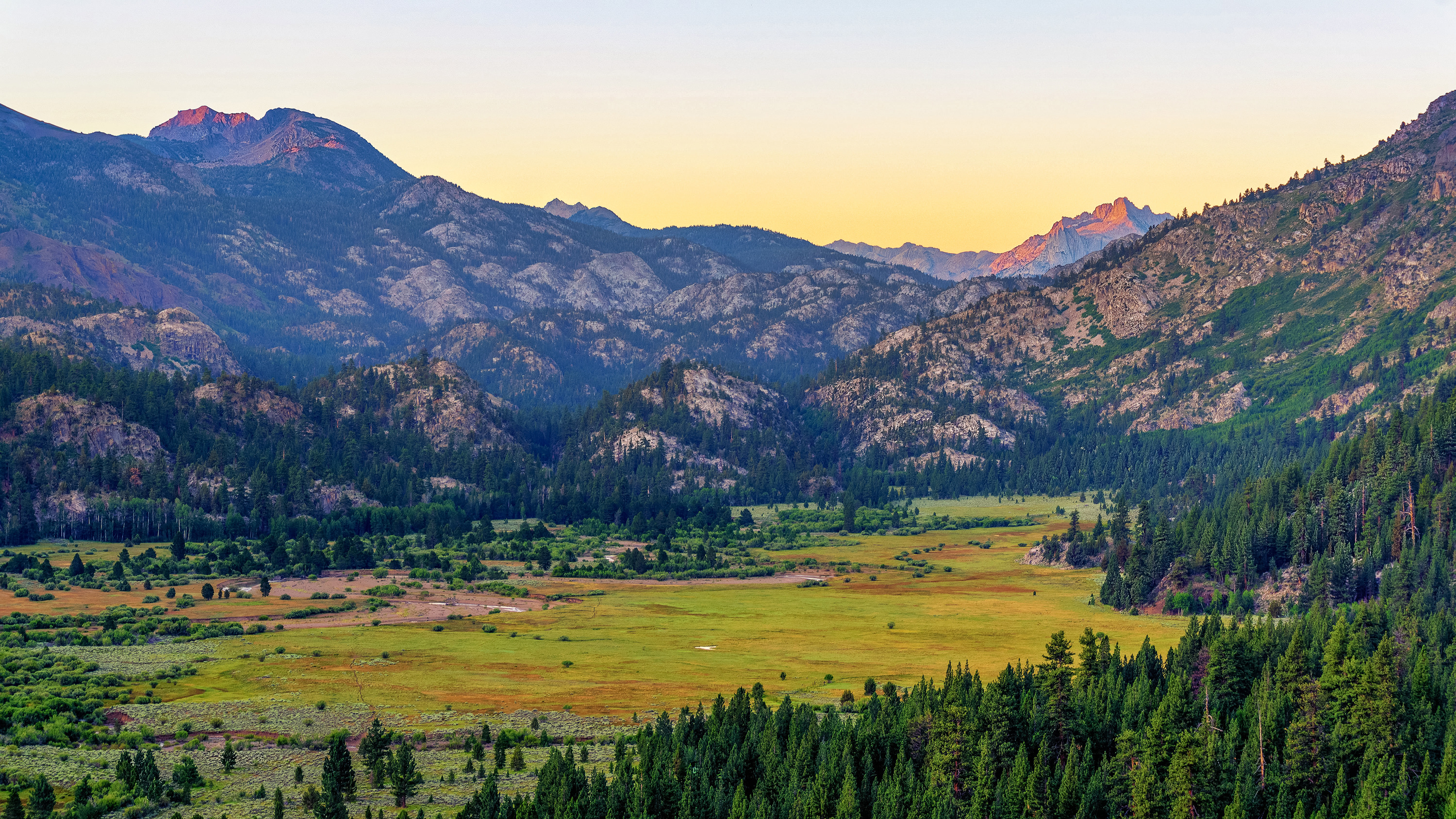 Sunrise Lights Up Forsythe Peak
