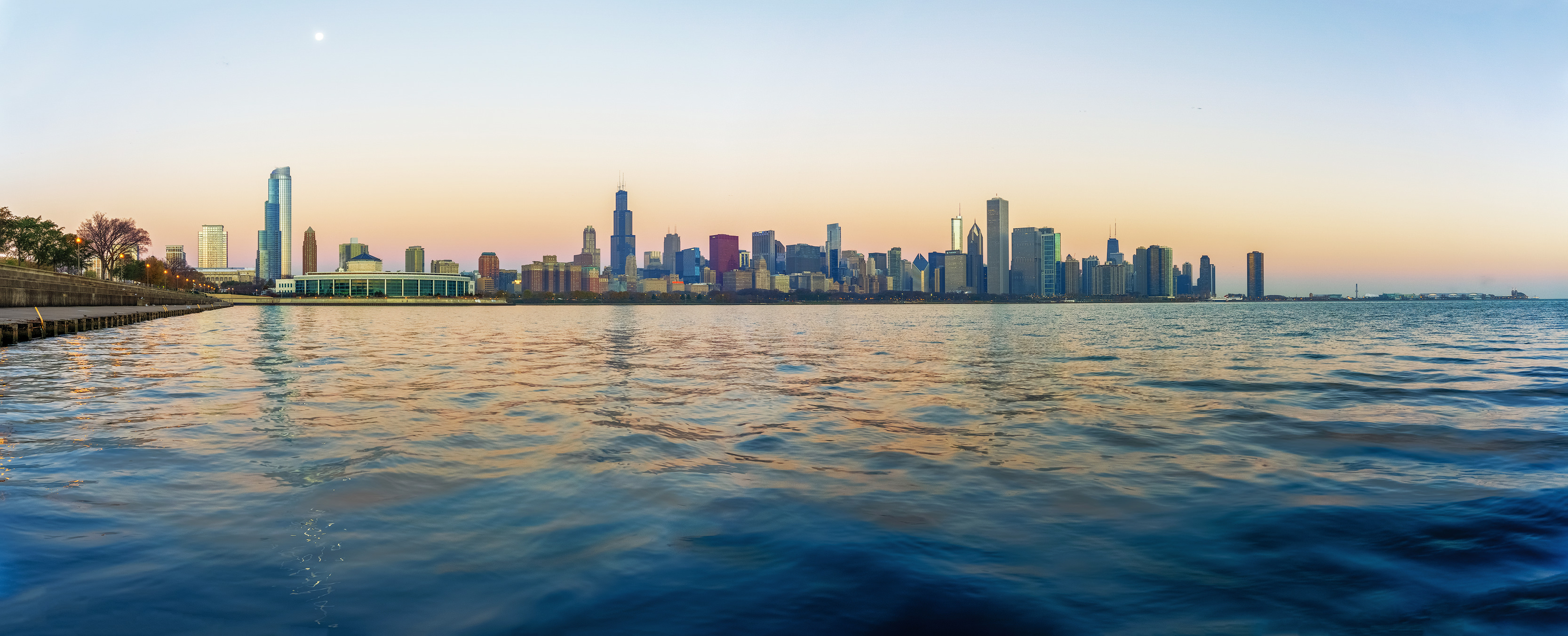 Chicago Skyline at twilight