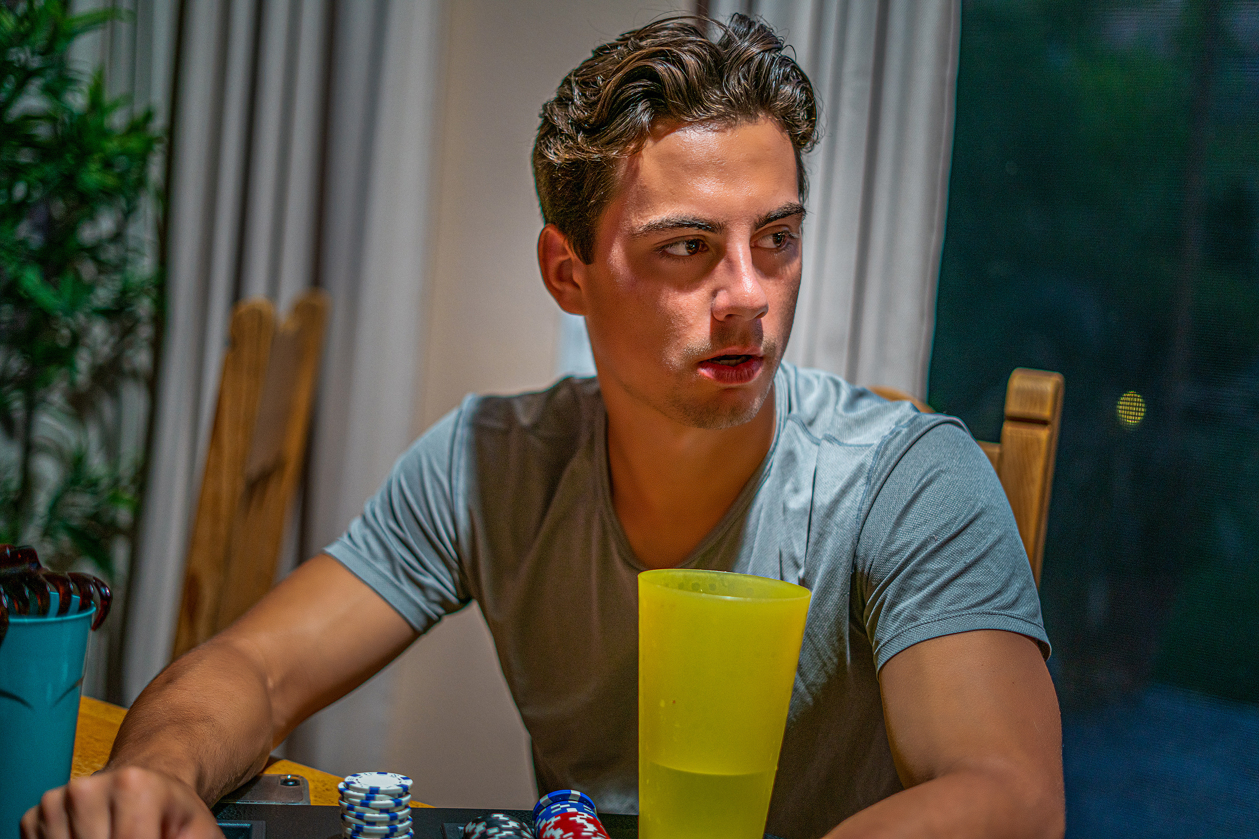 Noah Playing Poker