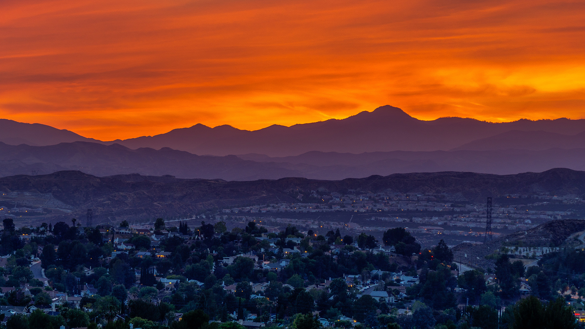 Santa Clarita Valley Sunset