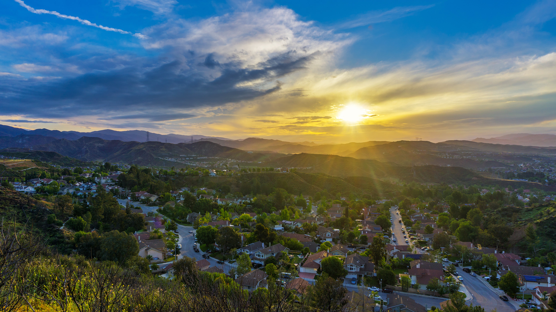 Sunday Sunrise In Santa Clarita, California