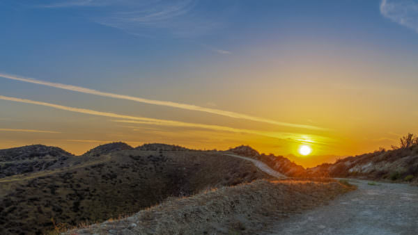into the light in haskell canyon