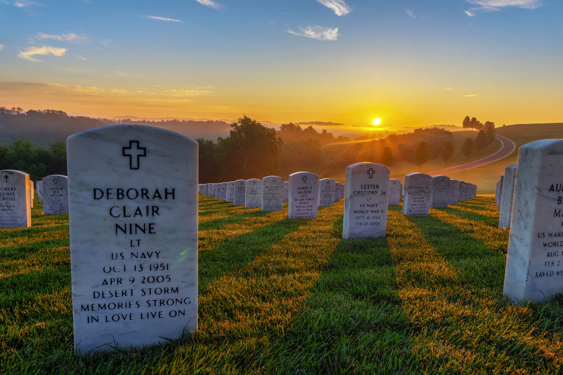 Sunrise At WV National Cemetery