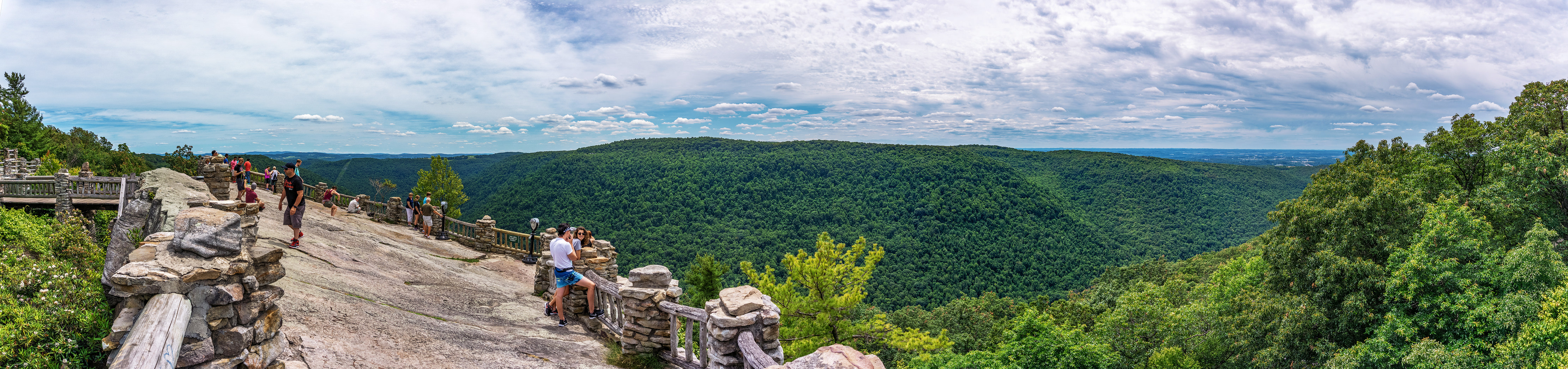 coopers rock panorama
