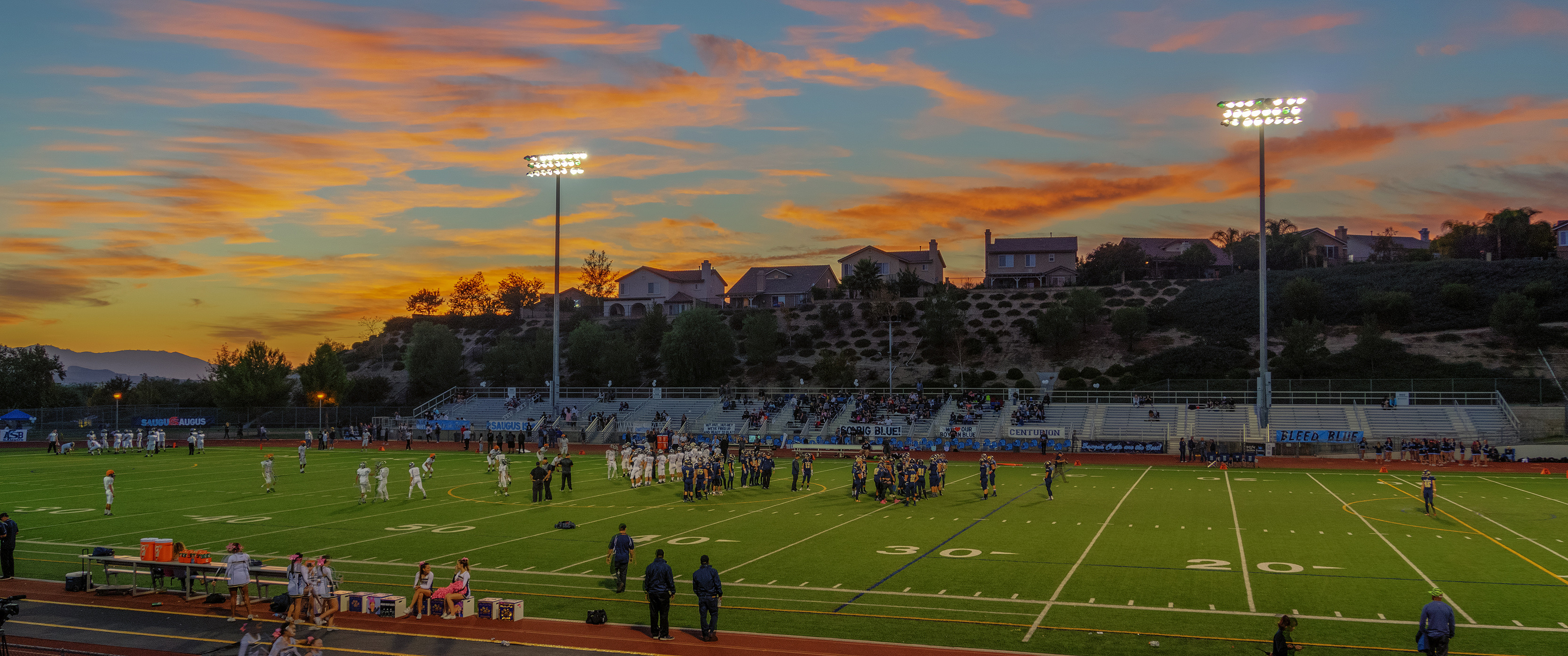 sunset and saugus football