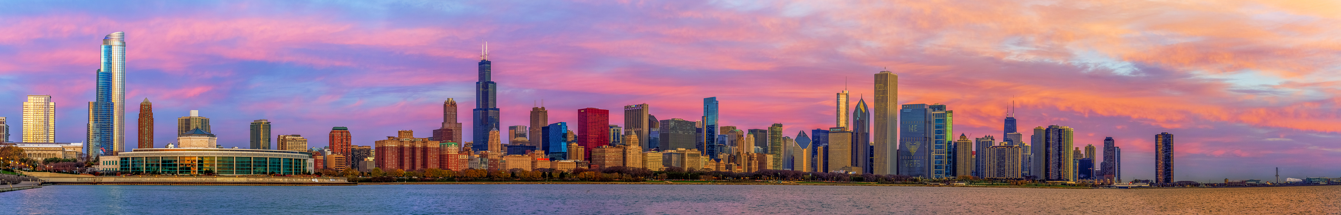 Chicago Sunrise Panorama