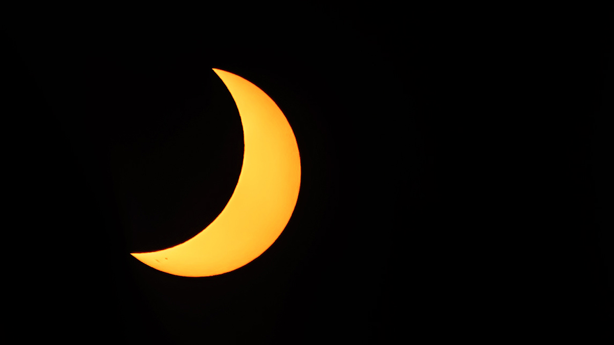 Obligatory Santa Clarita Solar Eclipse Photo