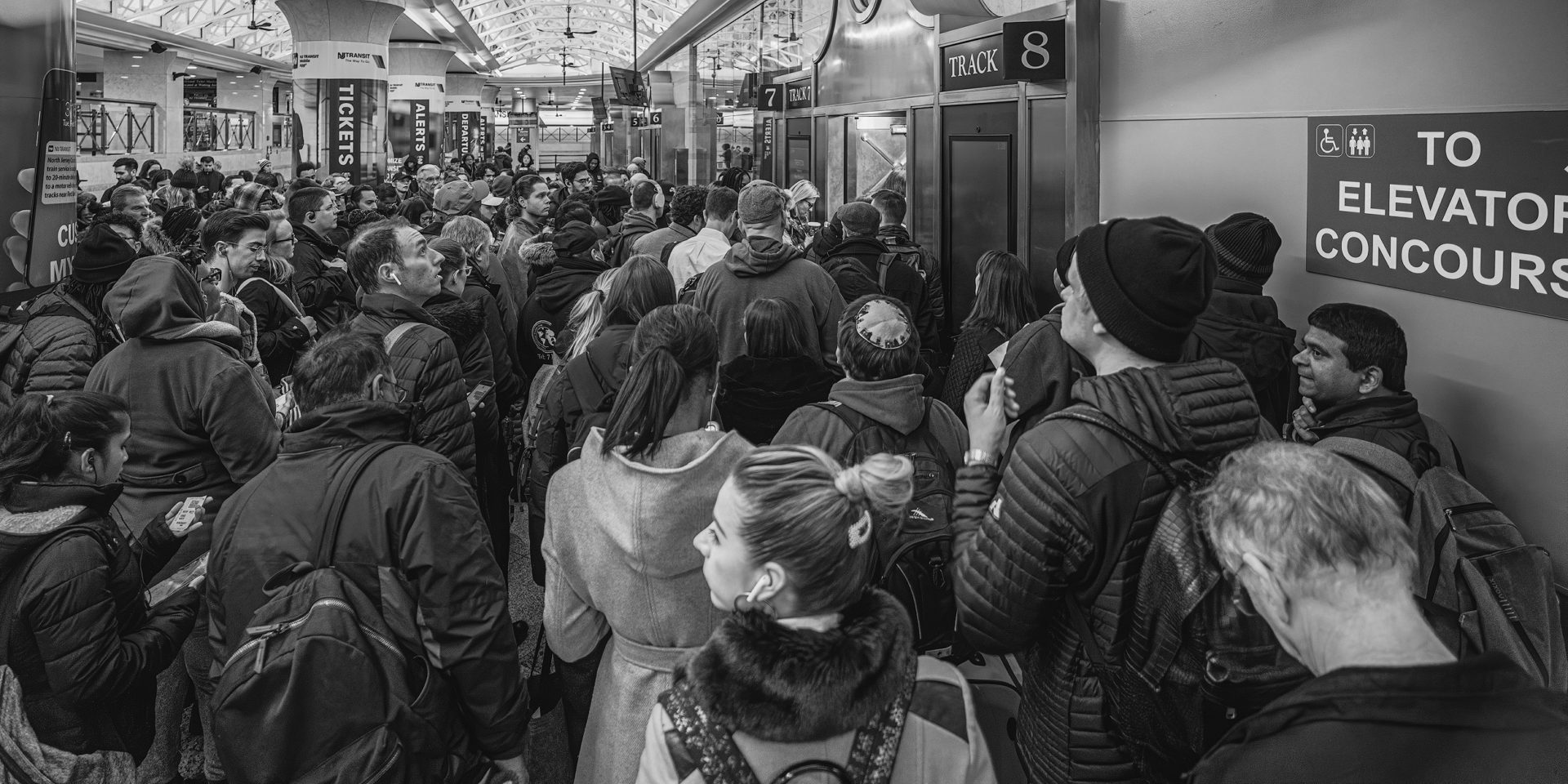 New York Penn Station Rush