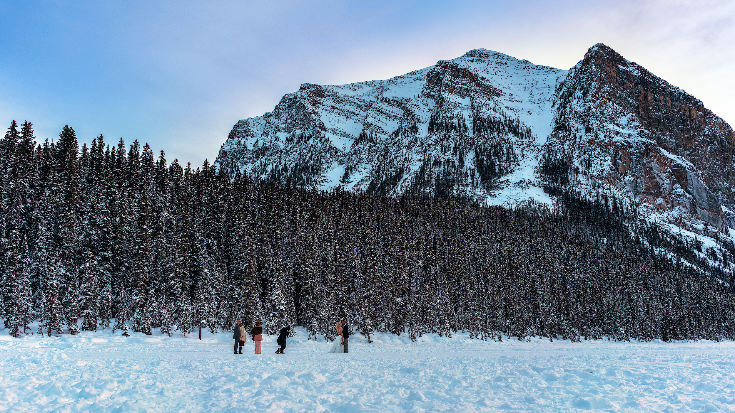 Lake Louise Marriage Scene Correct