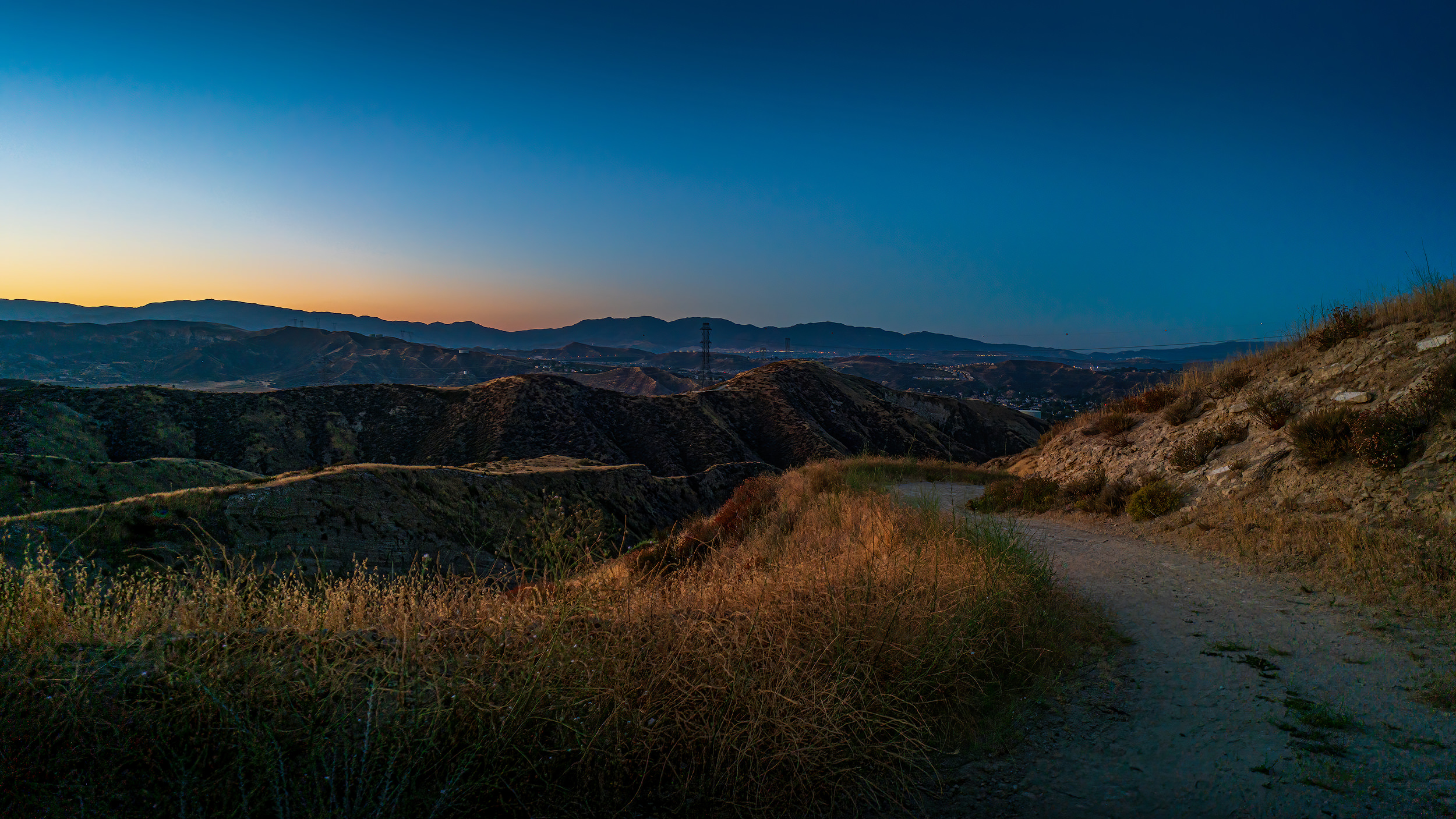 Haskell Canyon Open Space at Twilight