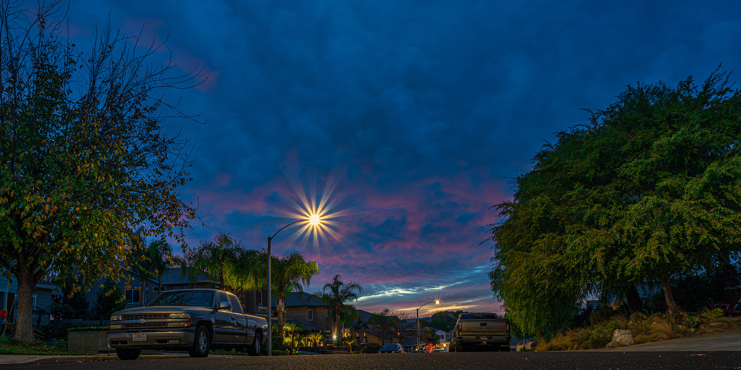 Street at dusk
