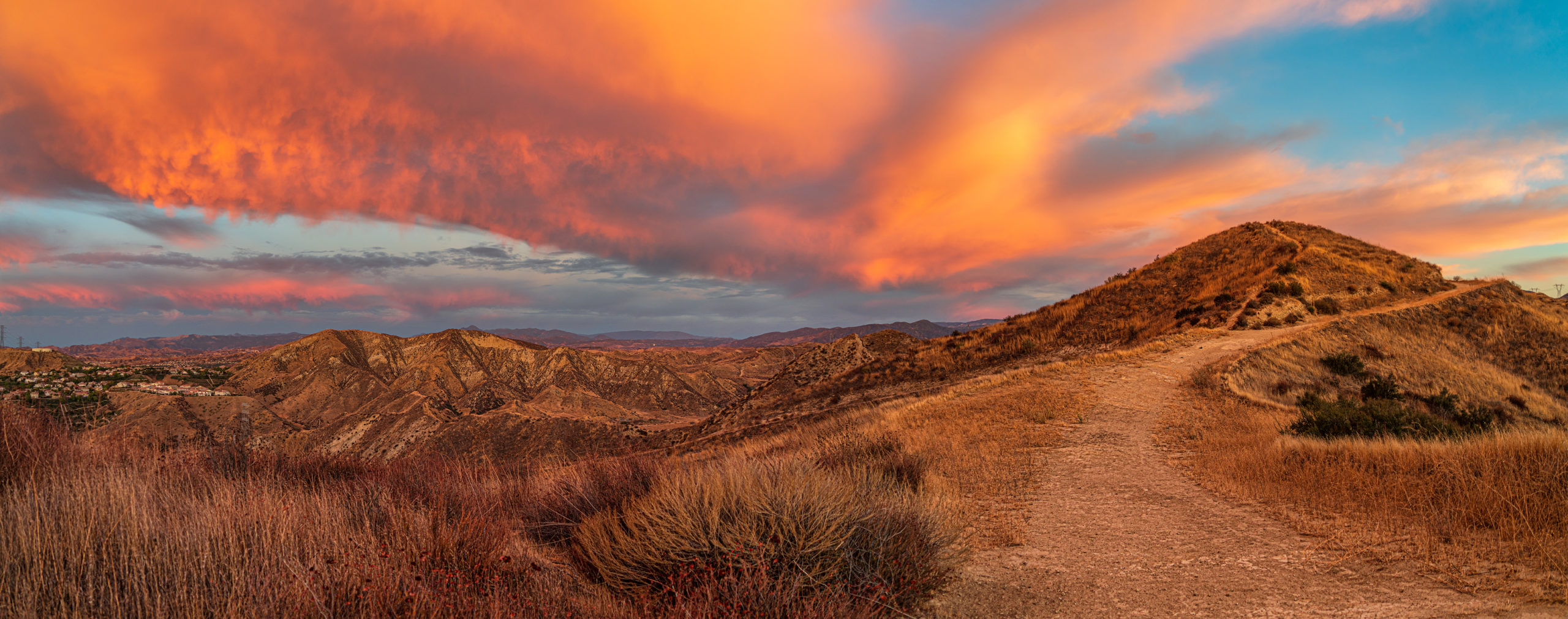 Sky Fire in the Haskell Canyon Open Space