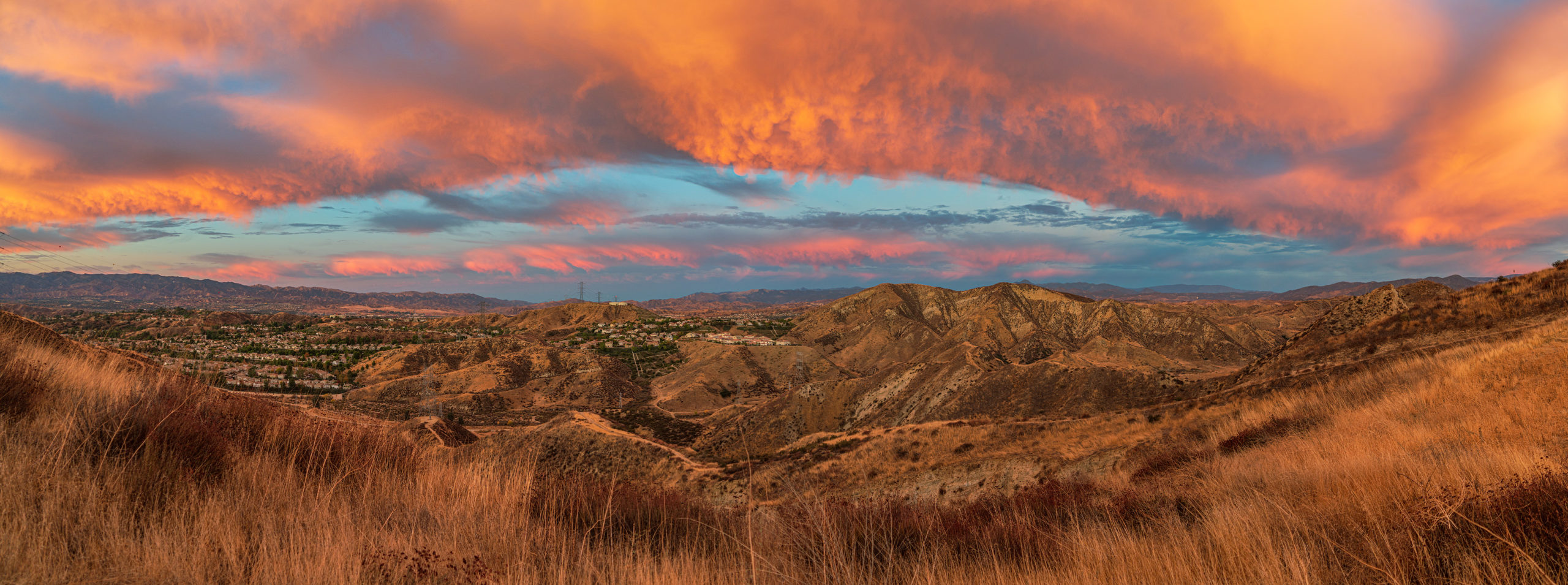 Sky Fire in the Haskell Canyon Open Space