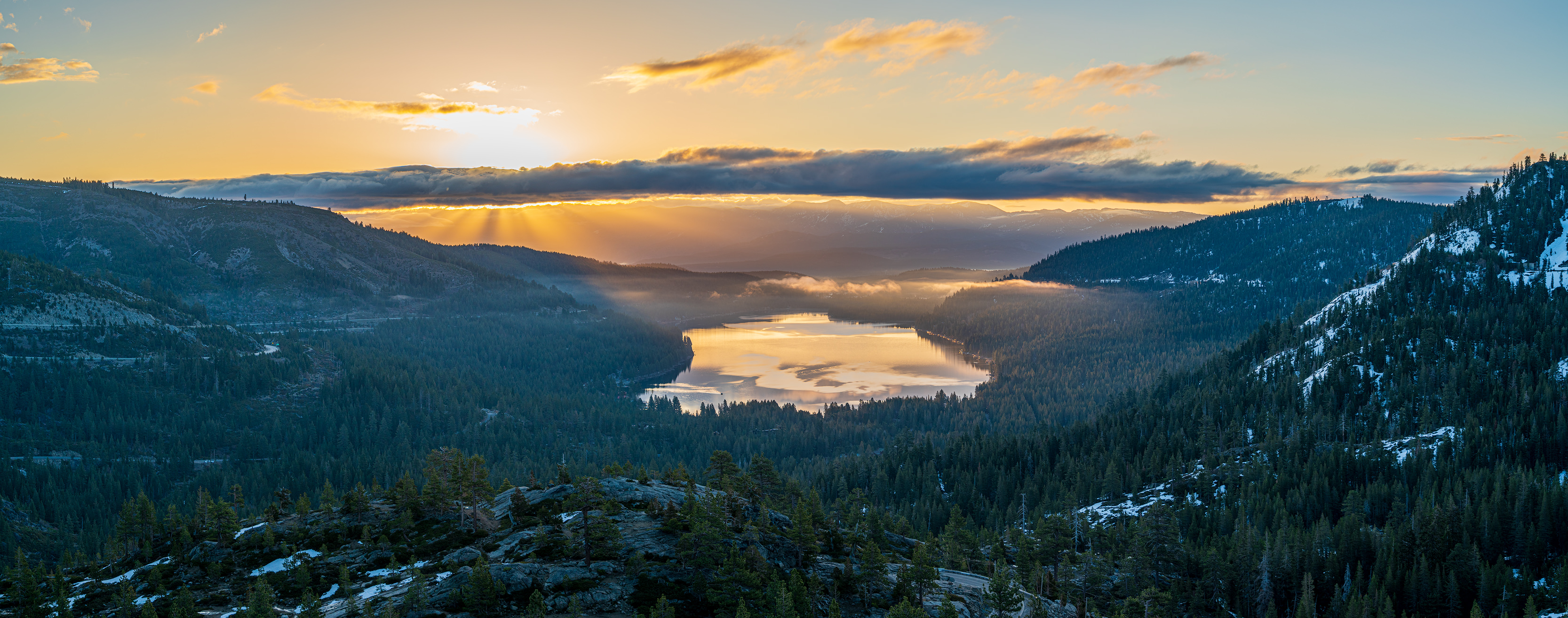 Sunrise At Donner Pass
