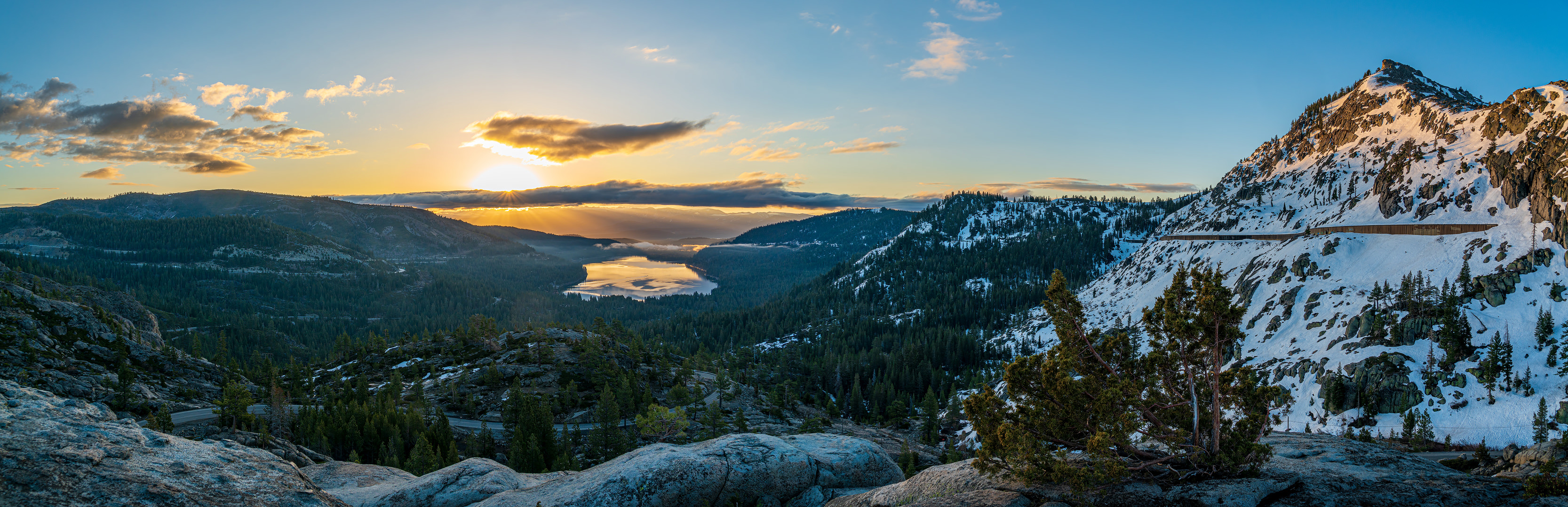 Sunrise At Donner Pass