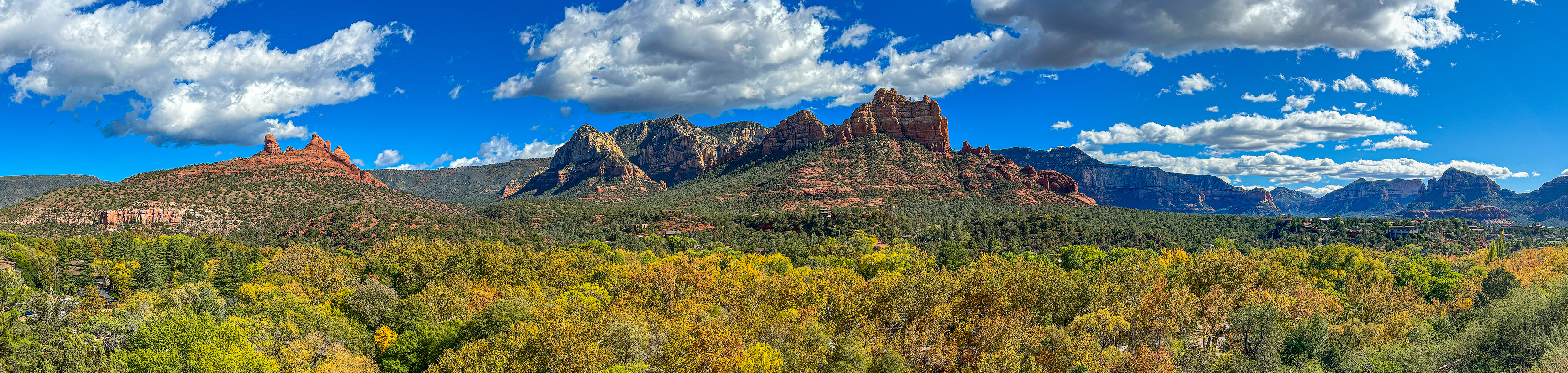 Sedona With Clouds