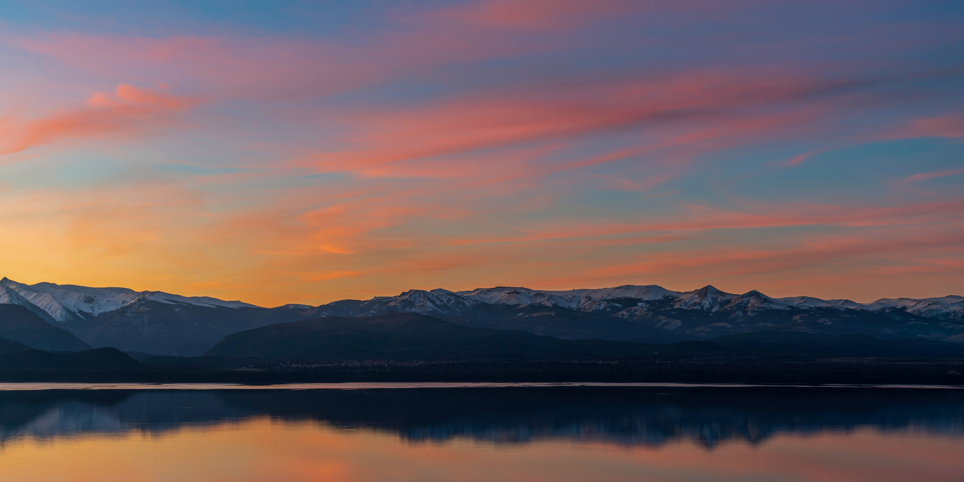 Sunset In Bariloche