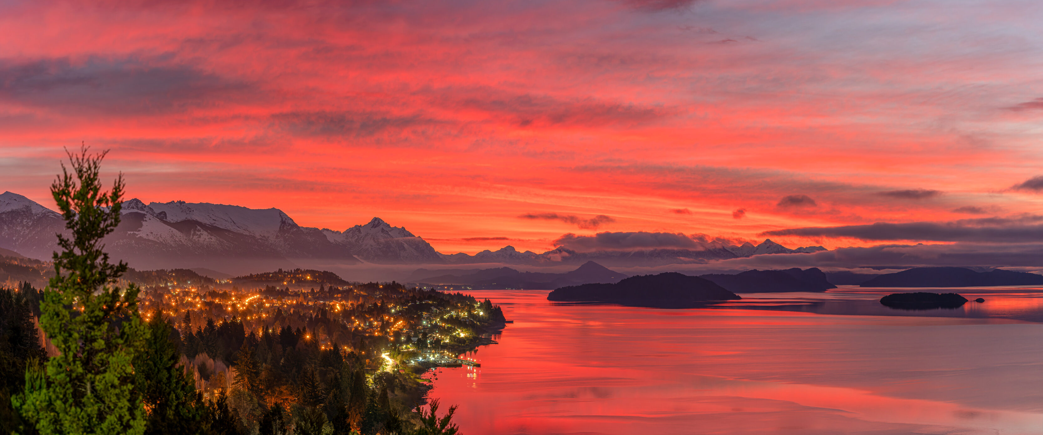 The Second Sunset In Bariloche