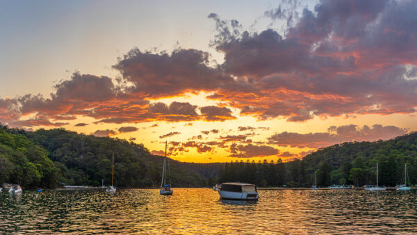 Sunset Over The Basin, Coasters Retreat, NSW