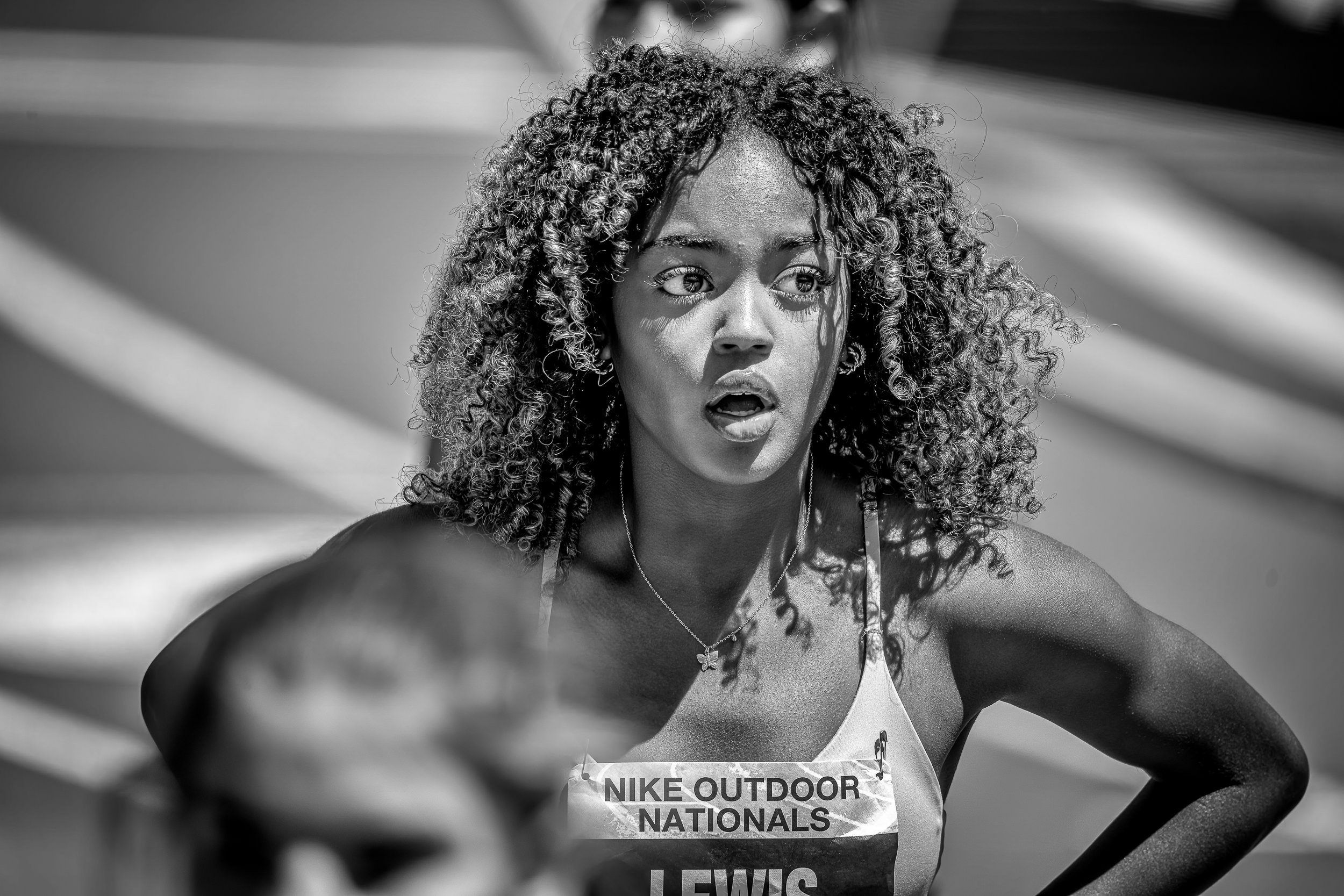 2024 Nike Outdoor Nationals Track And Field Championships In Black and White