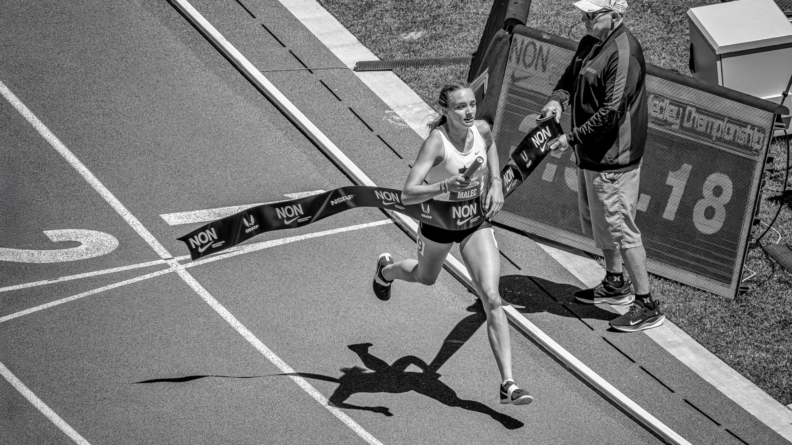 2024 Nike Outdoor Nationals Track And Field Championships In Black and White