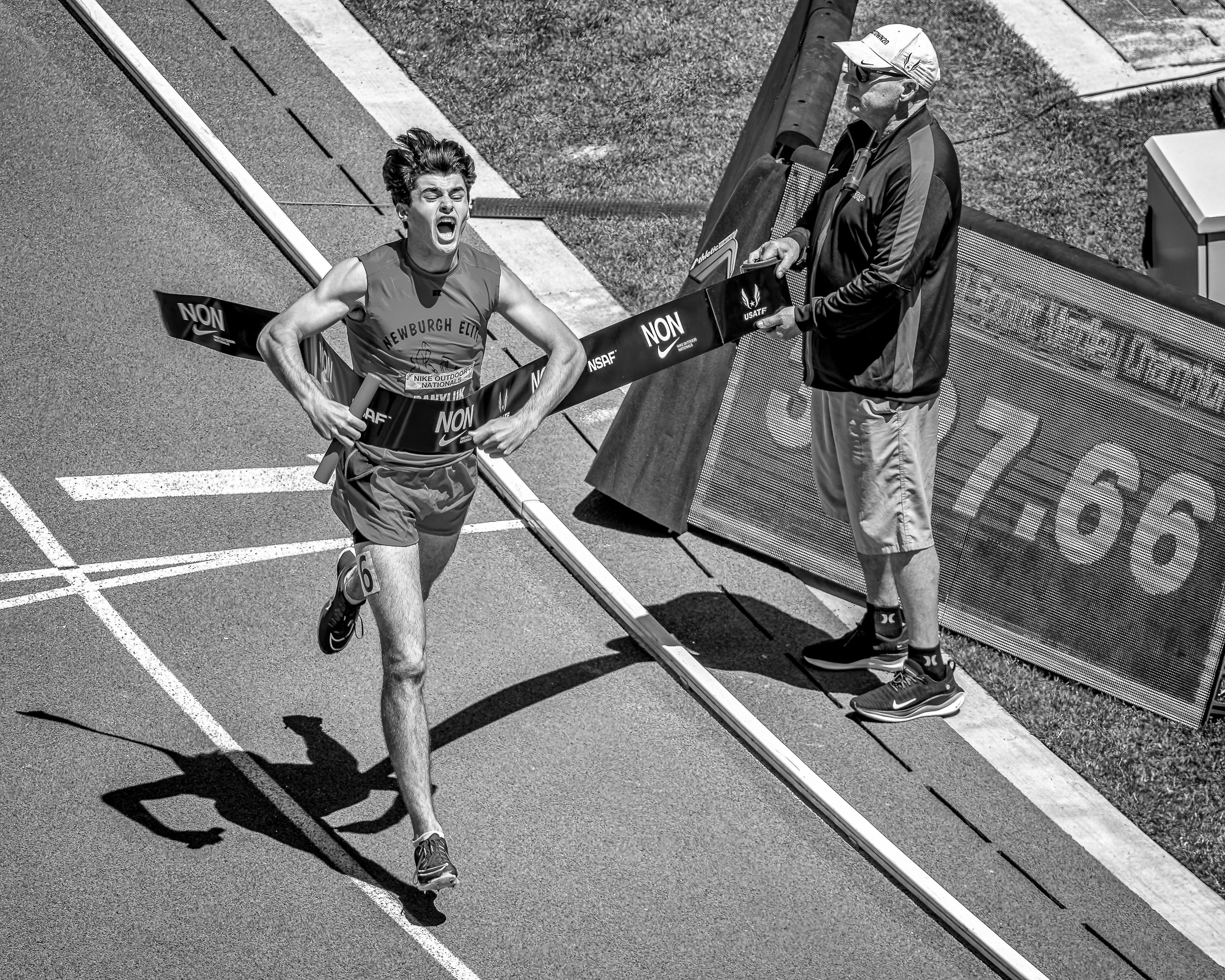 2024 Nike Outdoor Nationals Track And Field Championships In Black and White