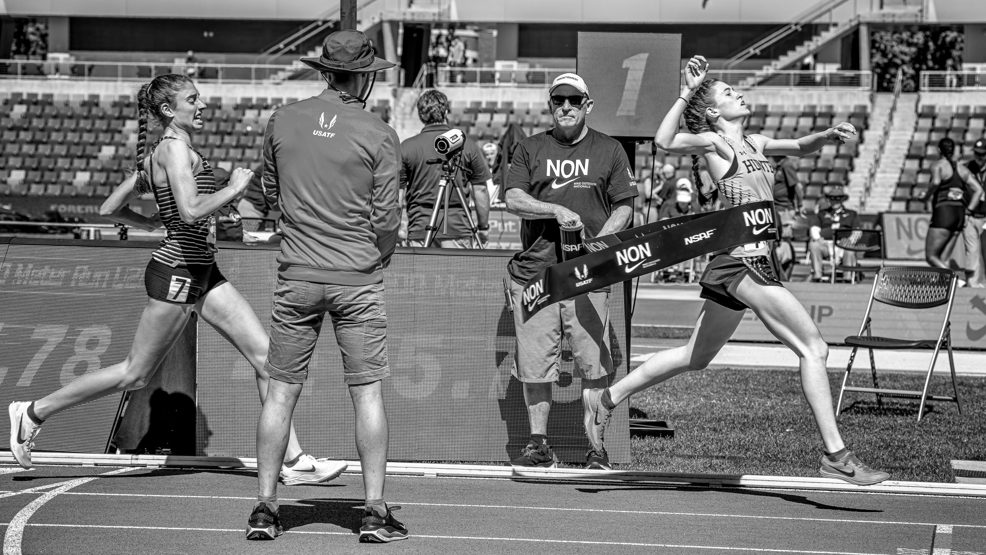 2024 Nike Outdoor Nationals Track And Field Championships In Black and White