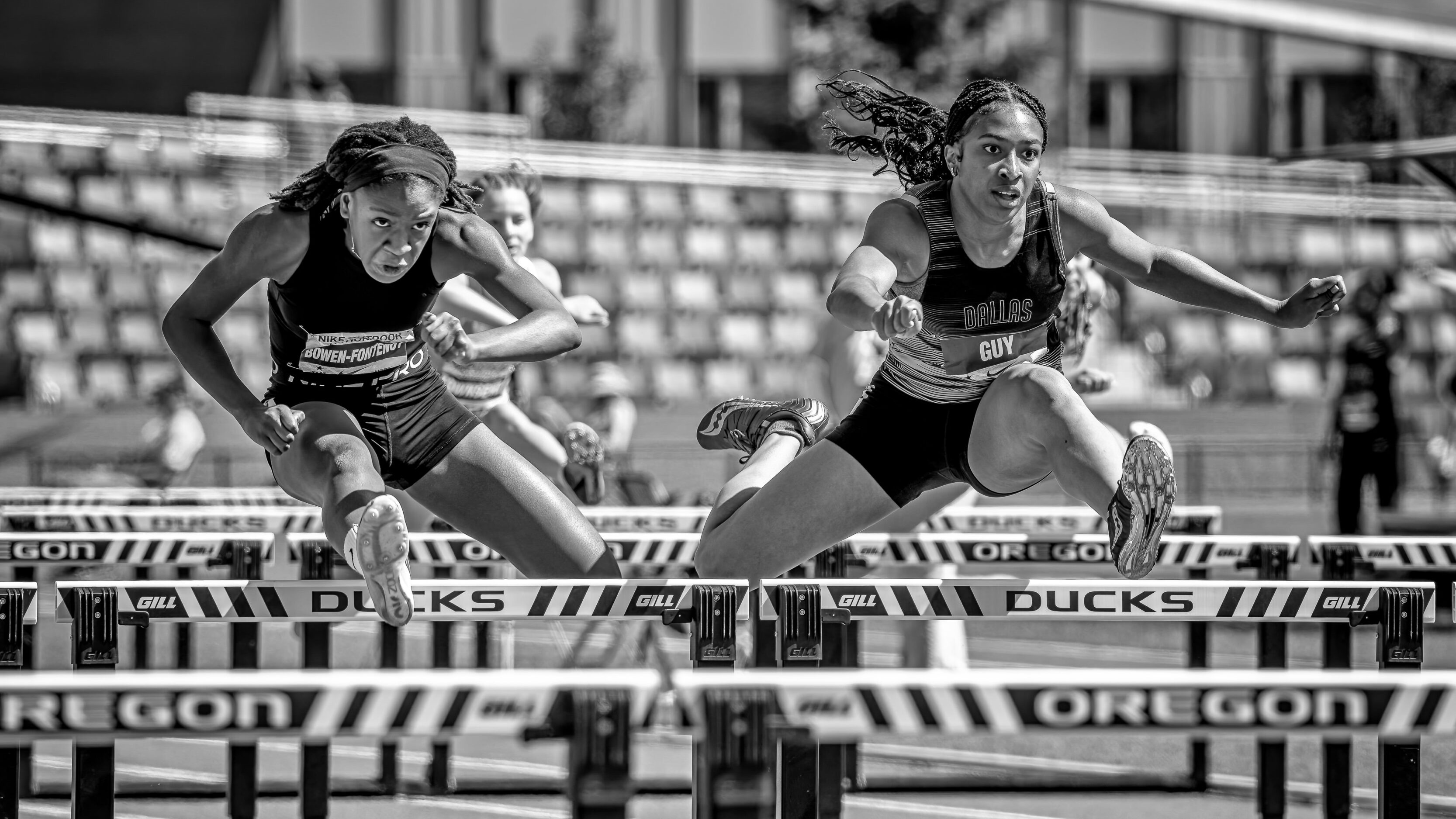 2024 Nike Outdoor Nationals Track And Field Championships In Black and White