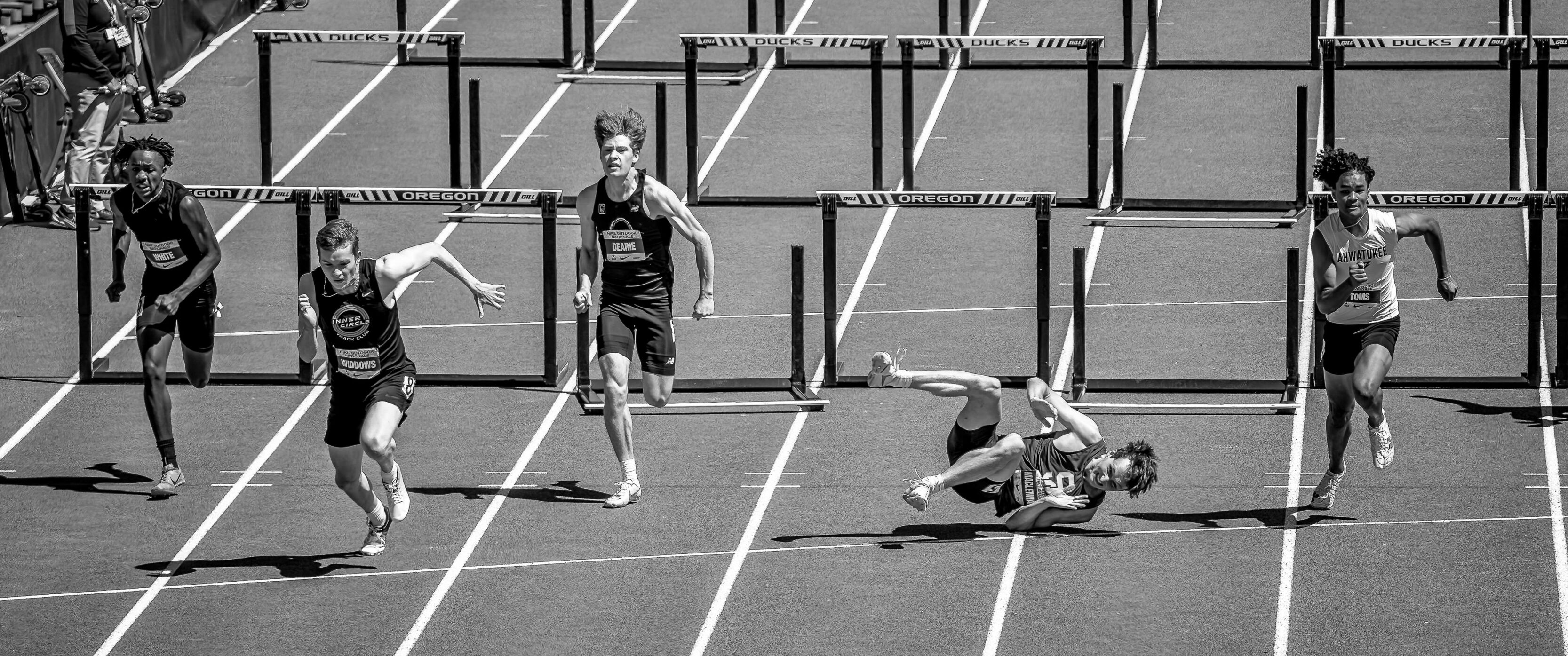 2024 Nike Outdoor Nationals Track And Field Championships In Black and White