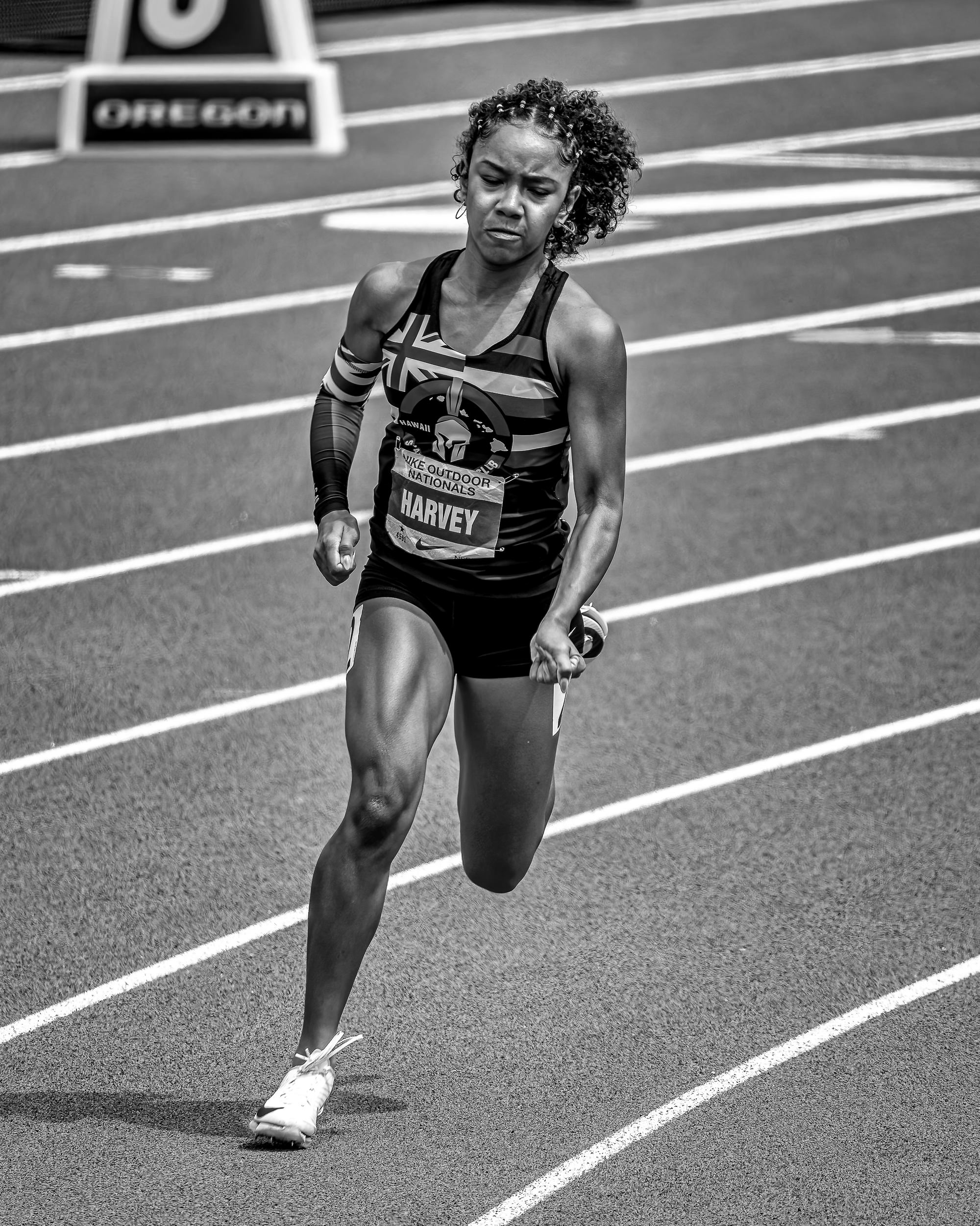 2024 Nike Outdoor Nationals Track And Field Championships In Black and White