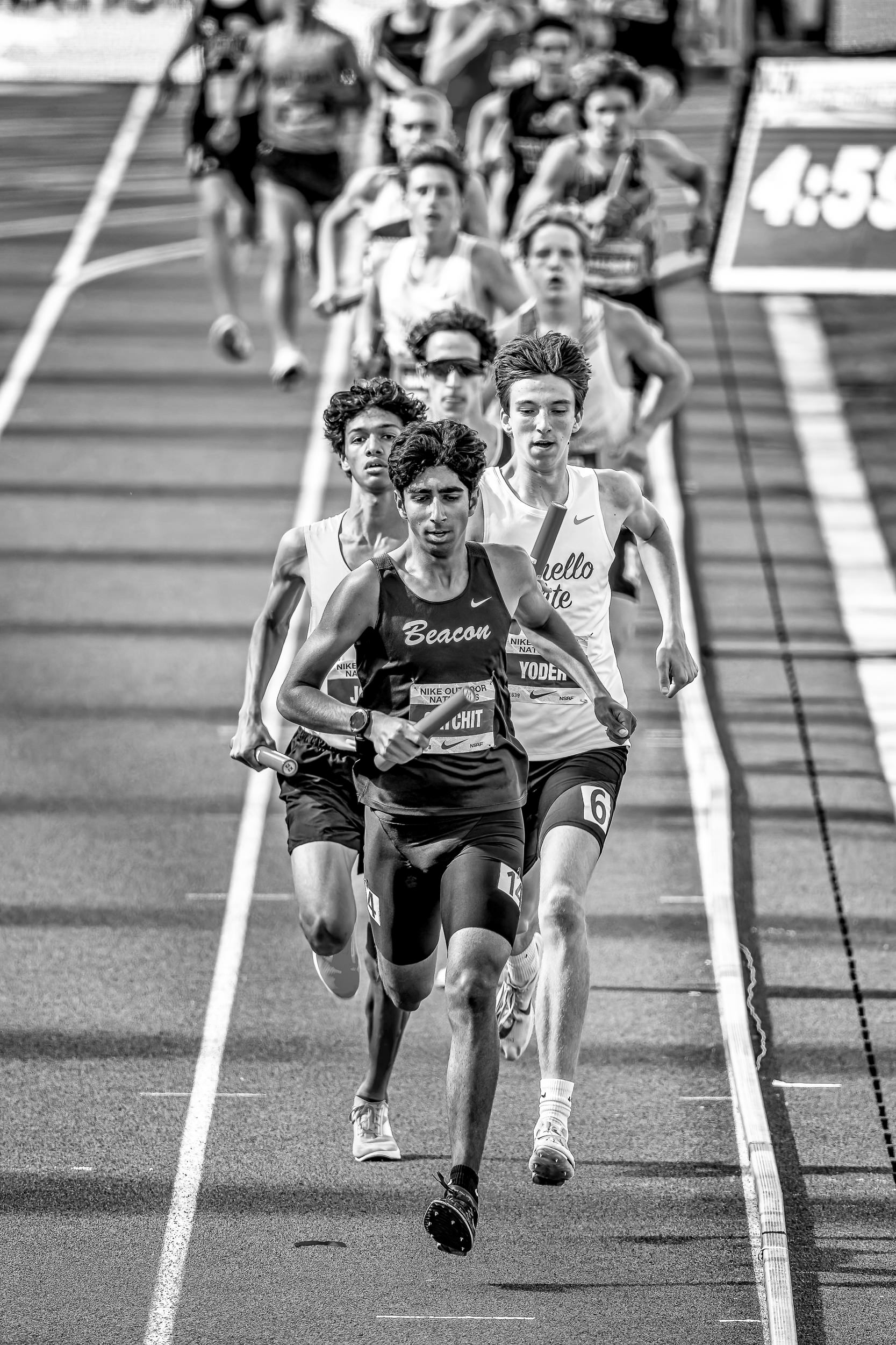 2024 Nike Outdoor Nationals Track And Field Championships In Black and White