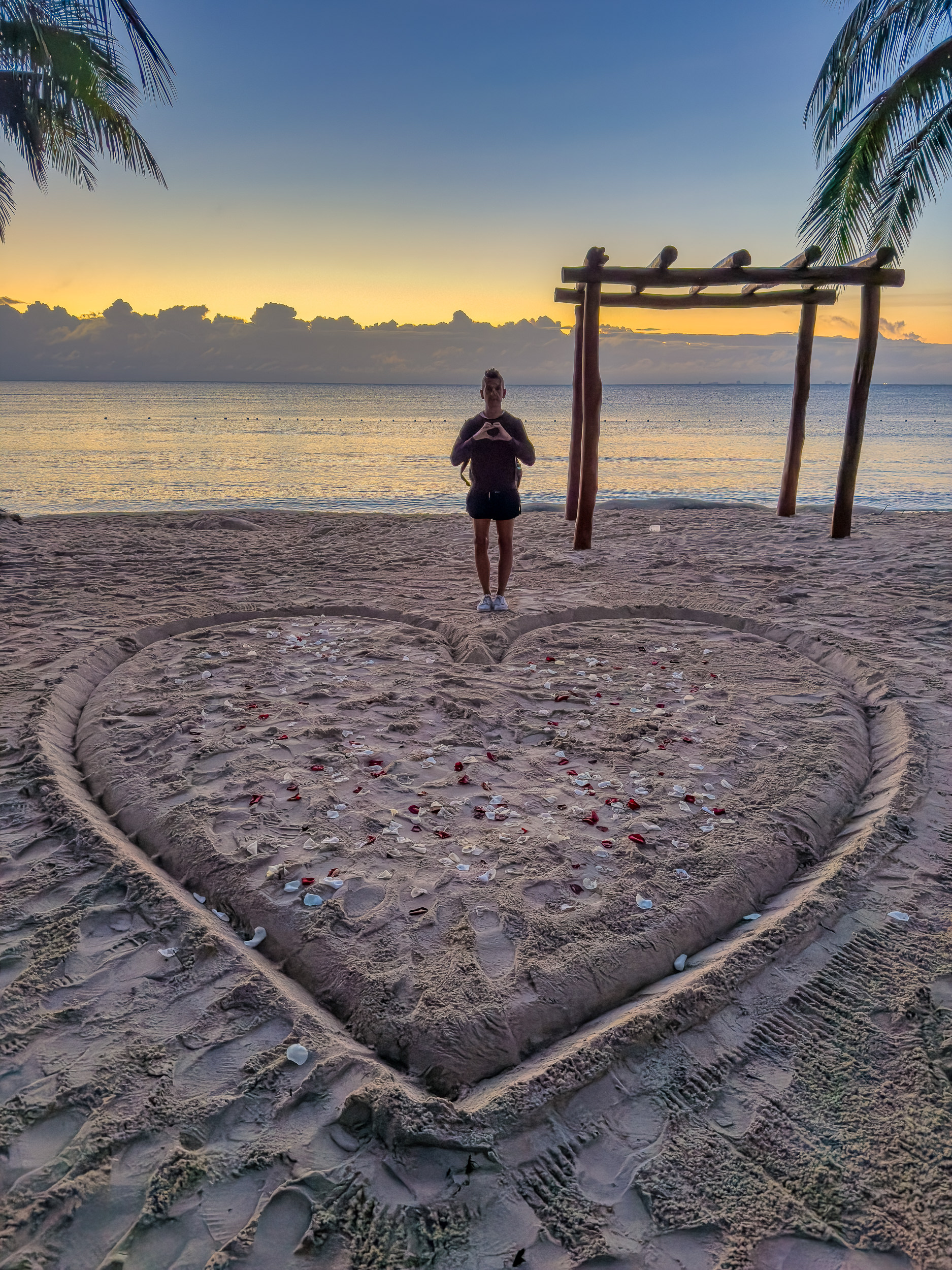 Sunrise in Playa Del Carmen