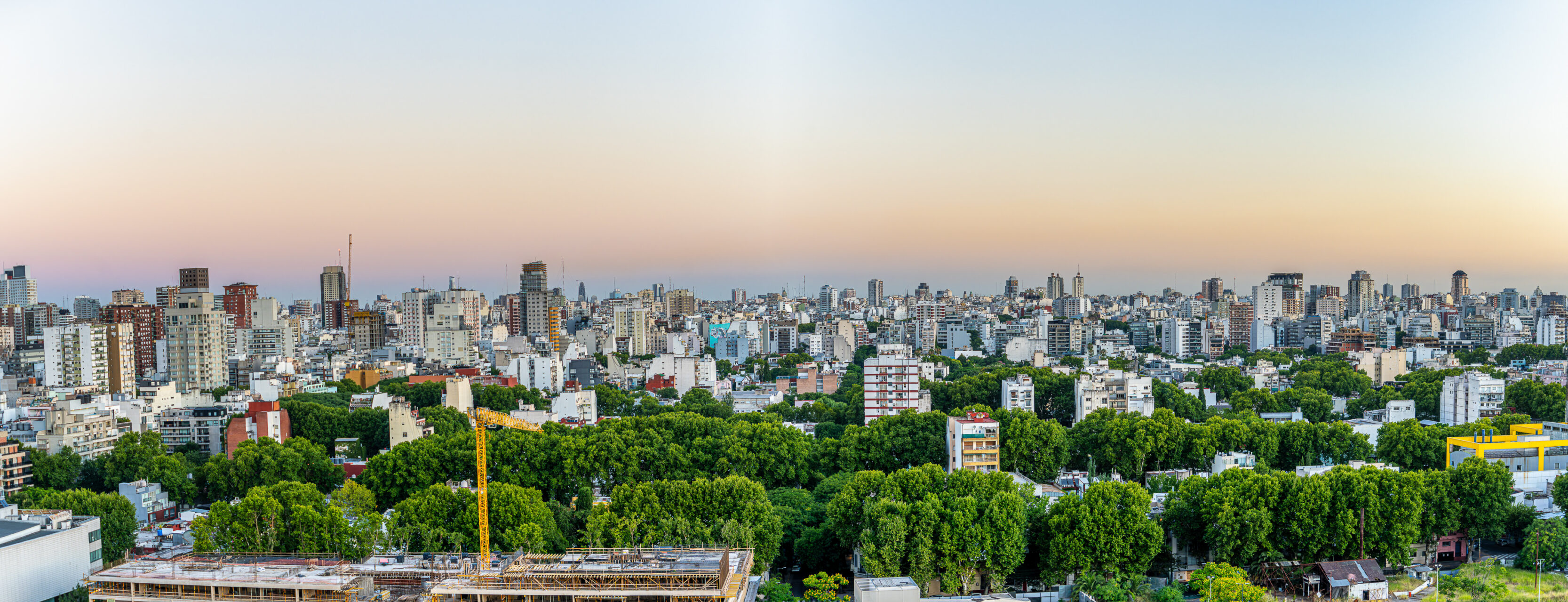 Sunset in Buenos Aires