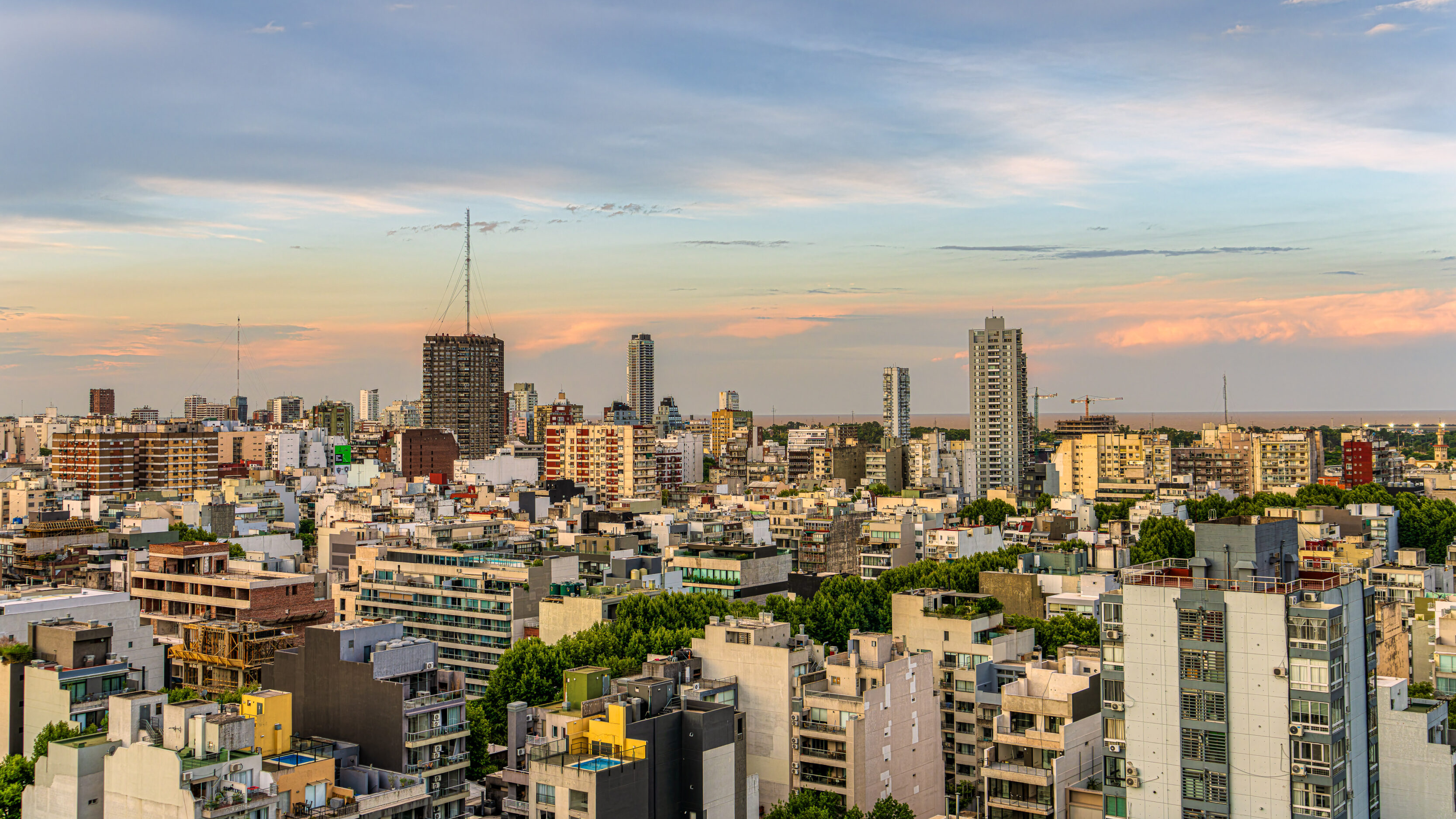 Sunset in Buenos Aires