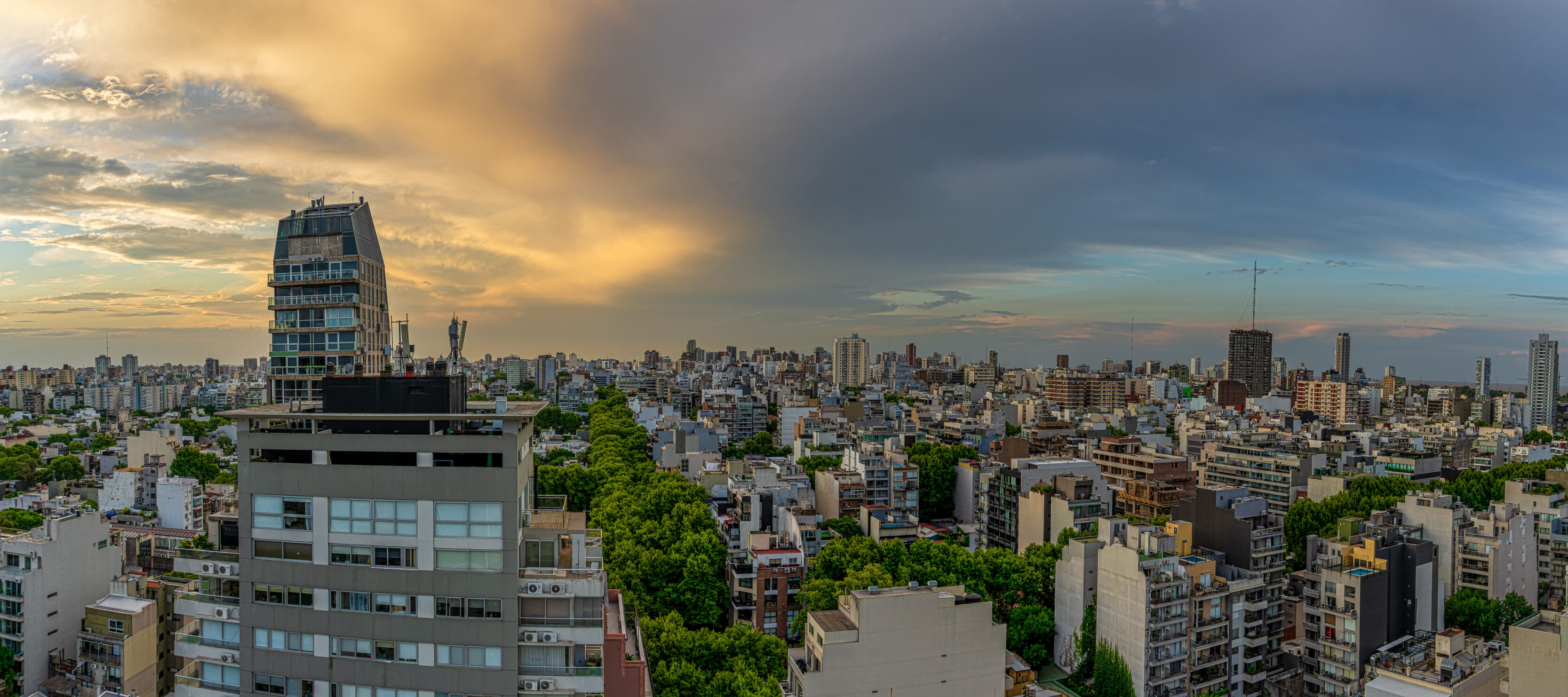 Sunset in Buenos Aires