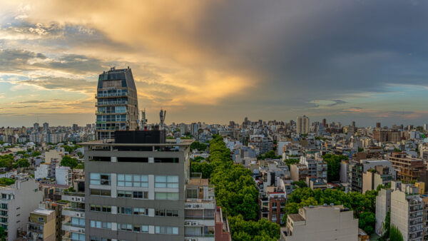 Sunset in Buenos Aires