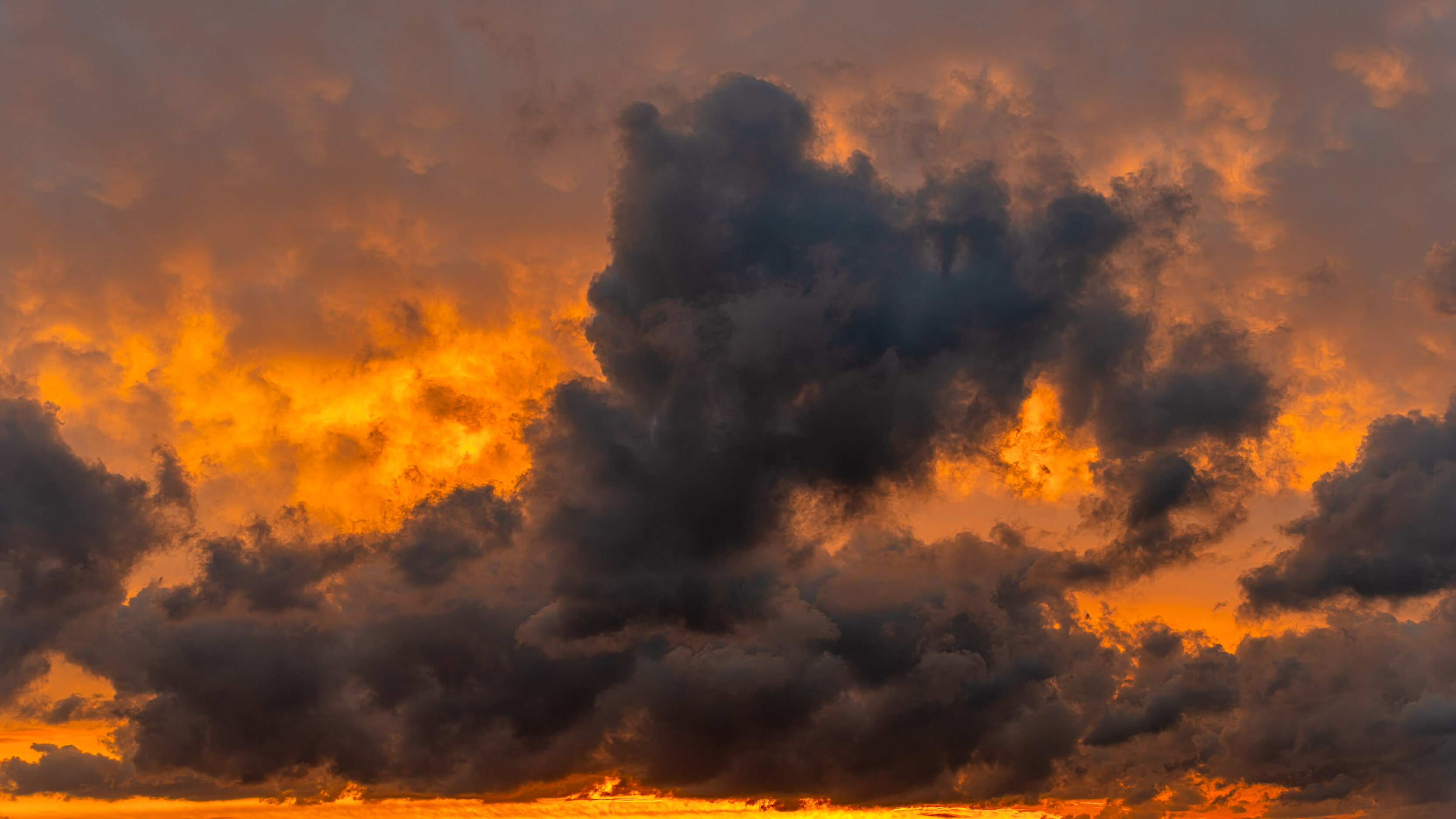 A Dramatic Sunset in Buenos Aires