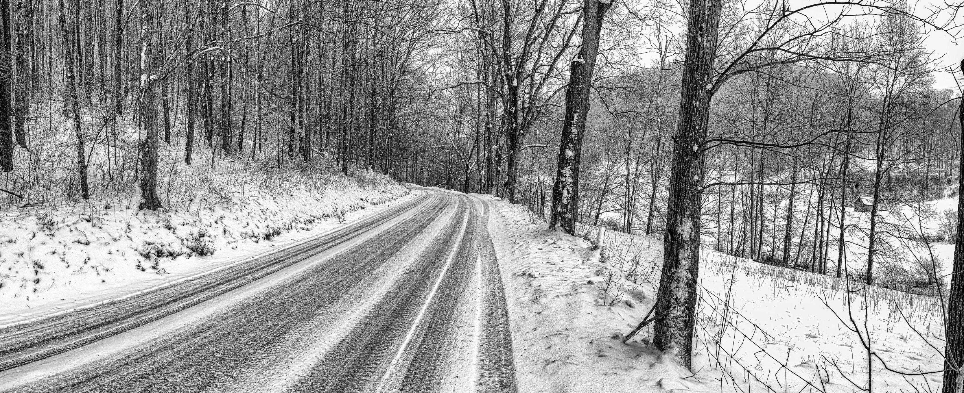 Wickwire Road In The Winter