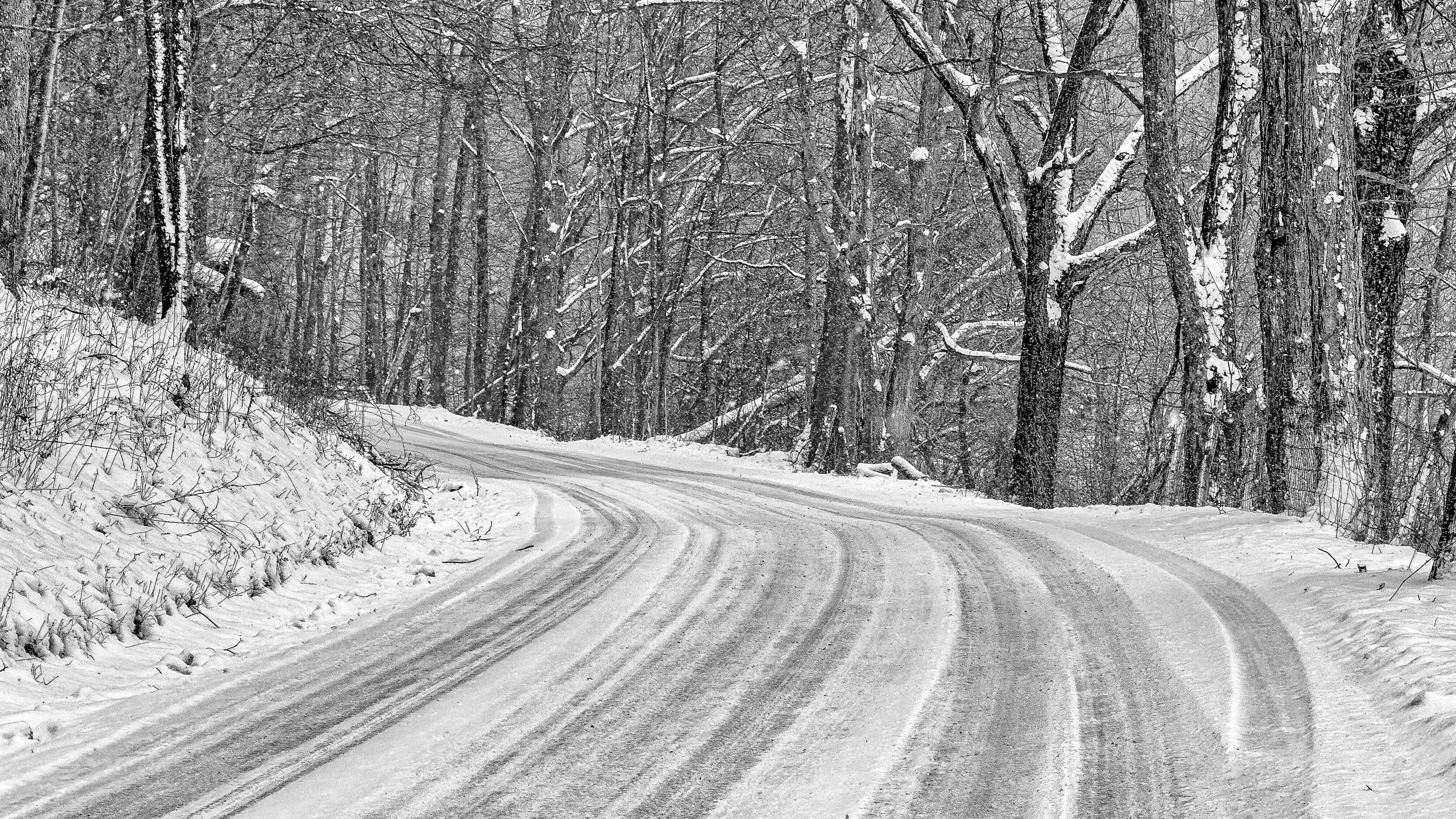 Wickwire Road In The Winter