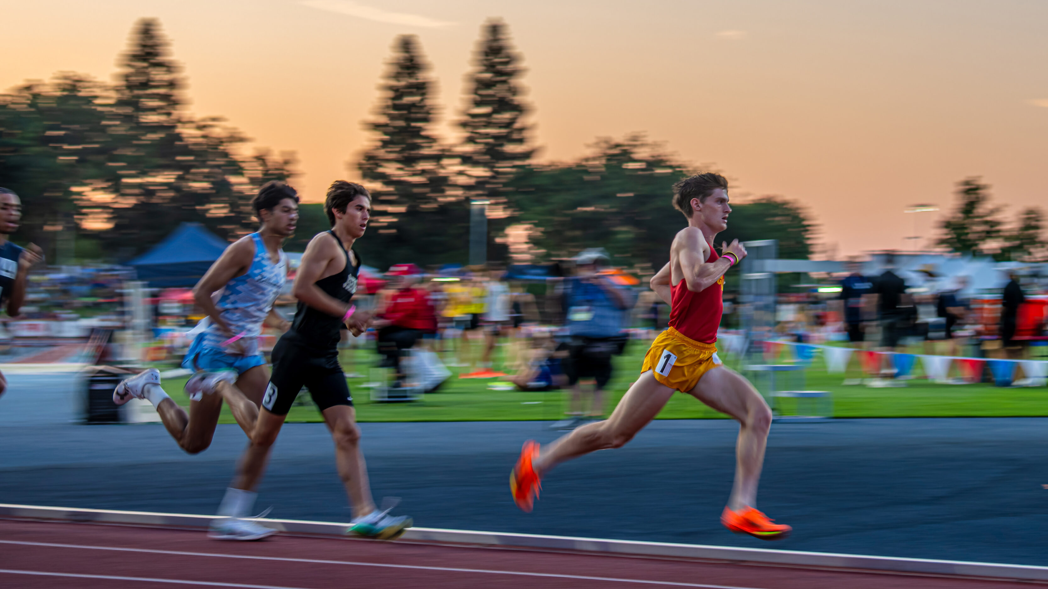 panning track and field