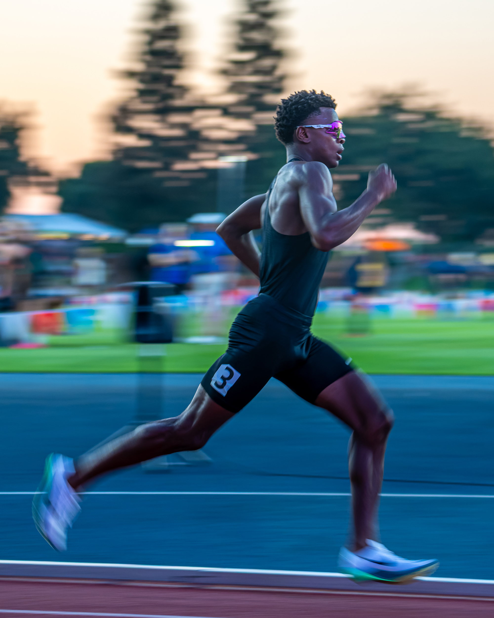 panning track and field