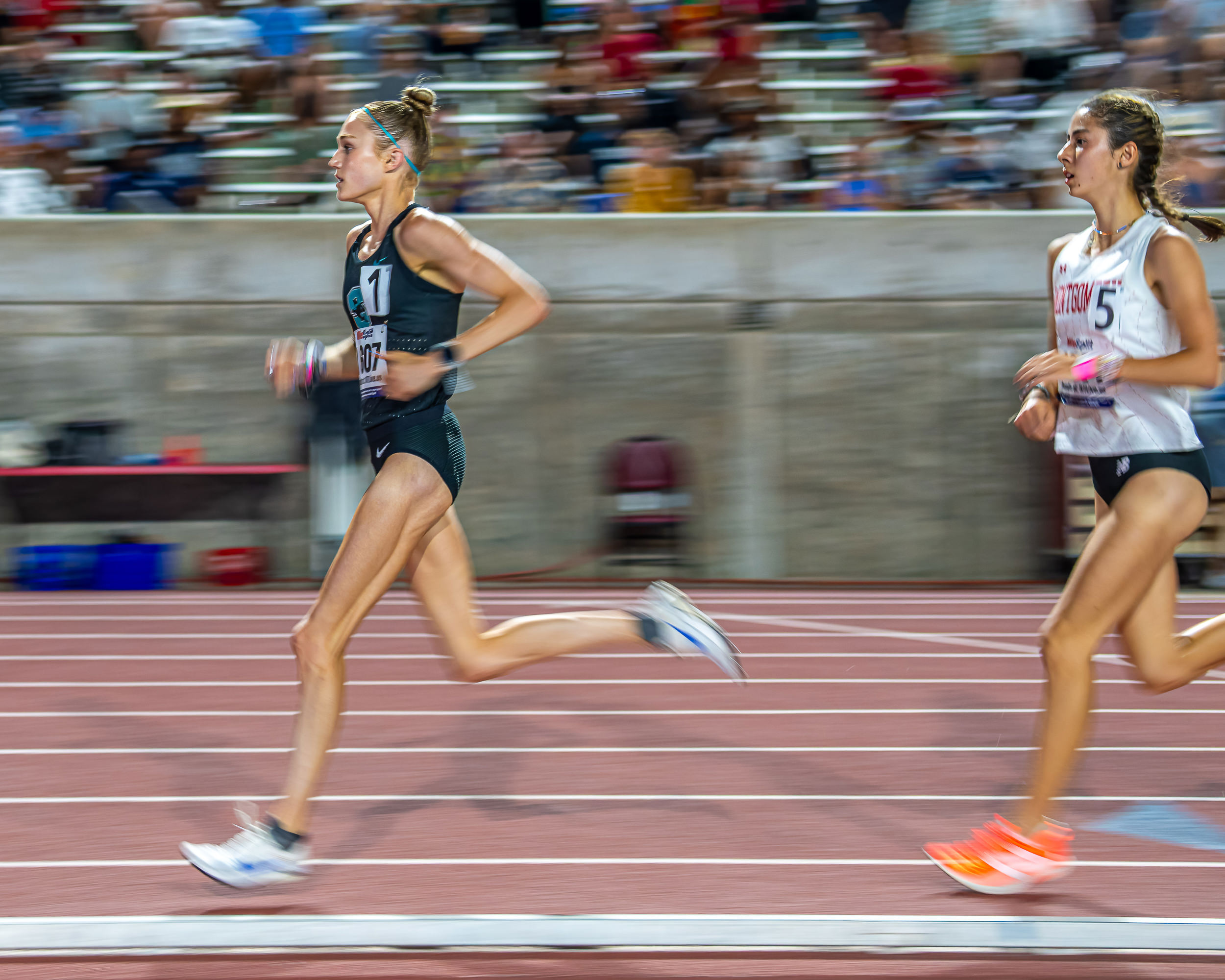 panning track and field