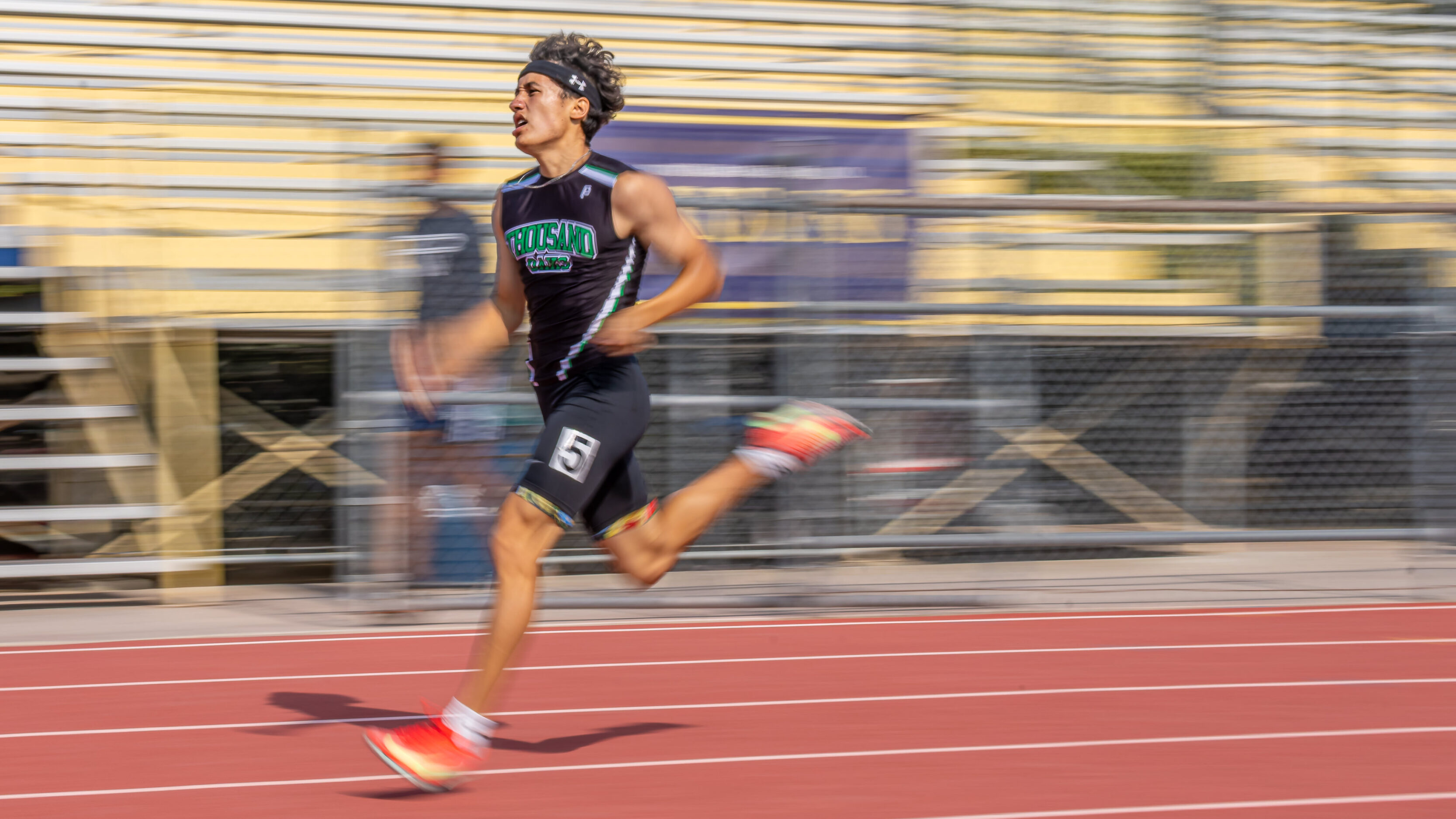 panning track and field