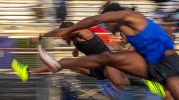 panning track and field