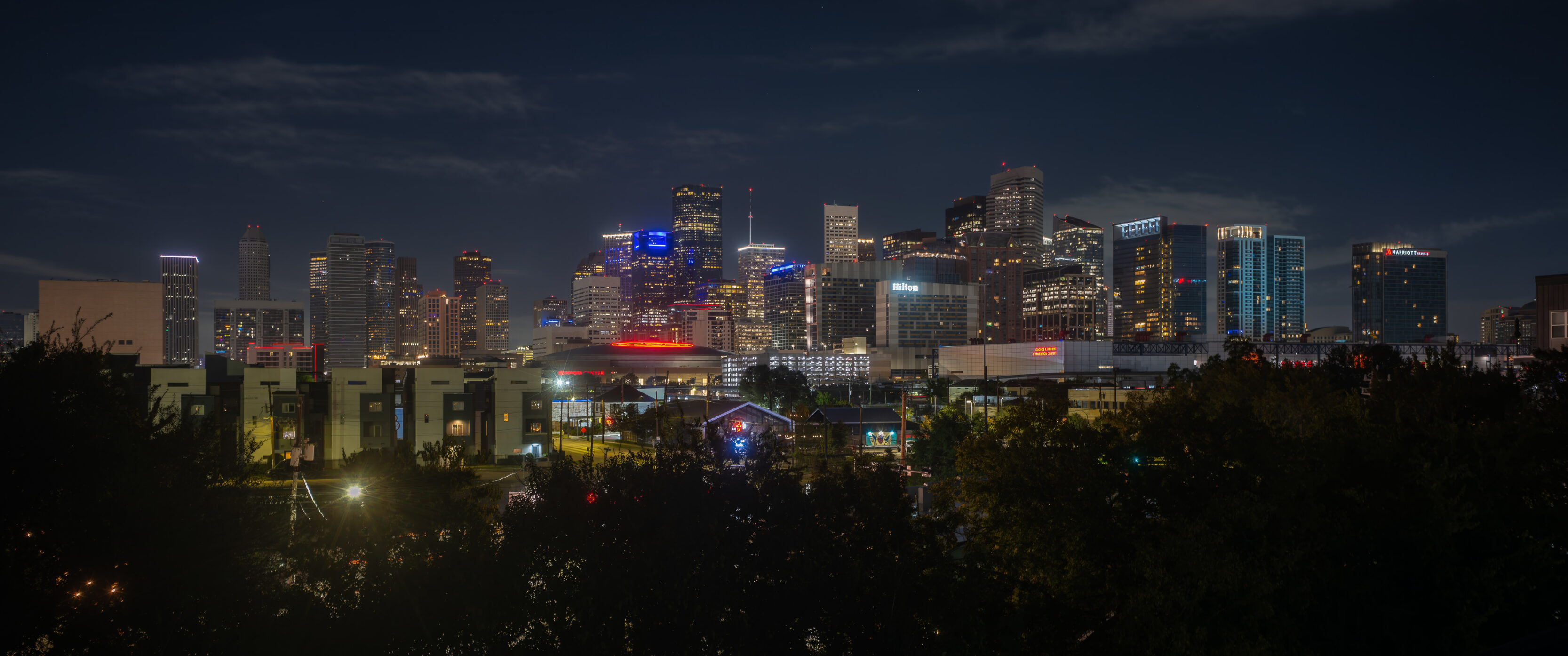 Houston Skyline At 5 AM