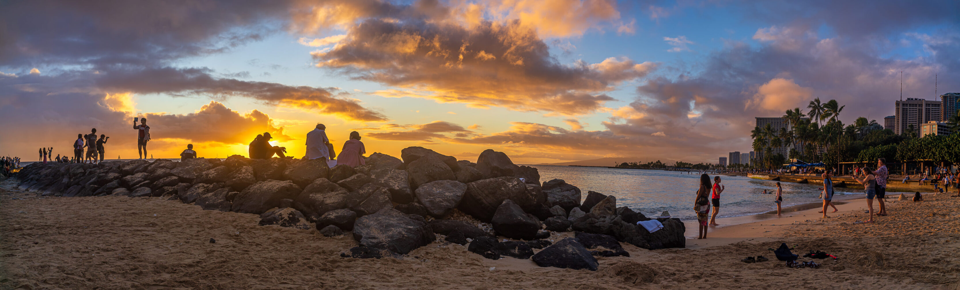 Sunset In Waikiki