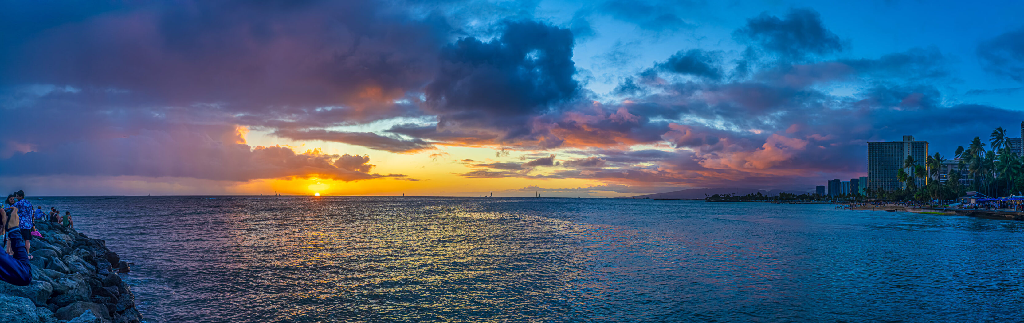 Sunset In Waikiki