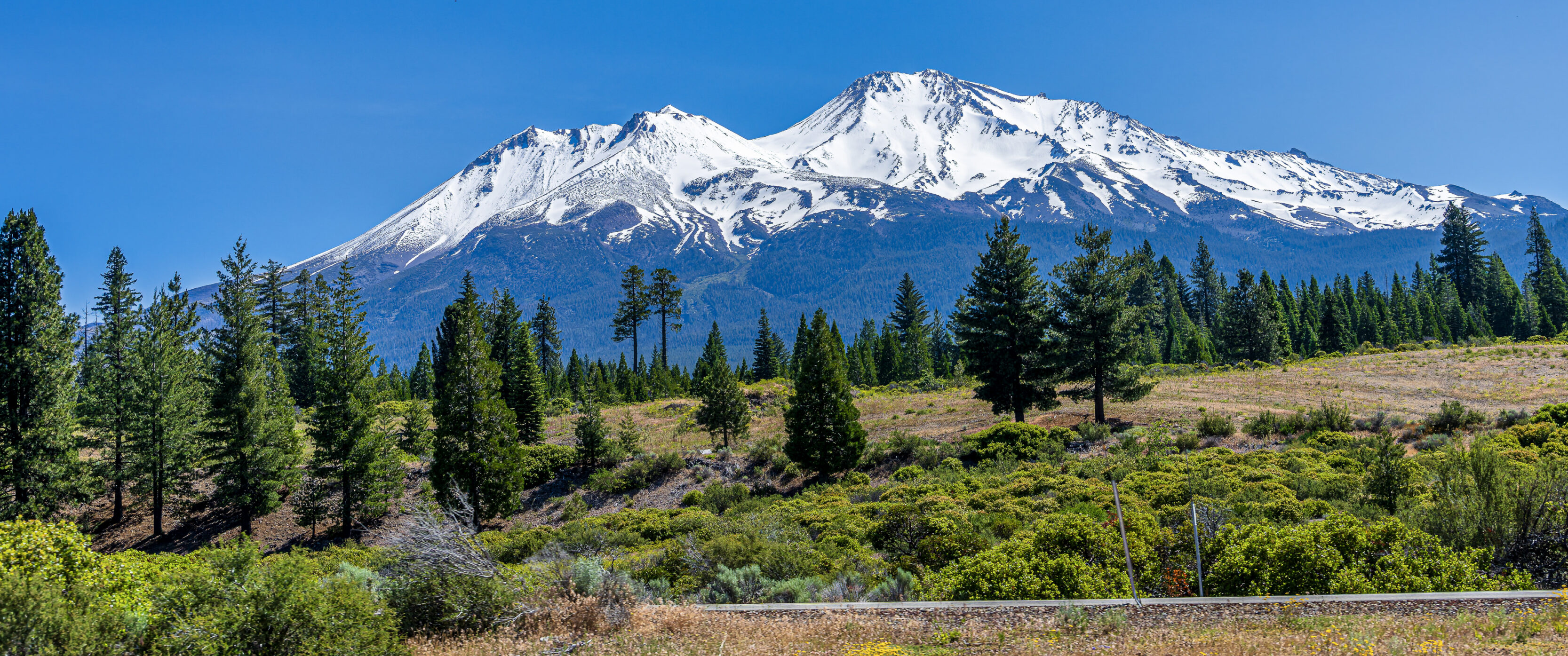 Mount Shasta From The Passenger Seat