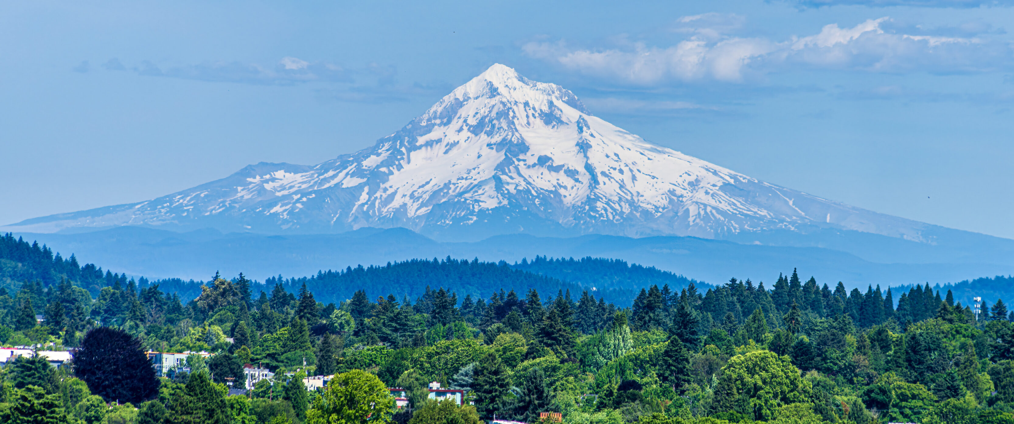 Driving into Vancouver, Washington