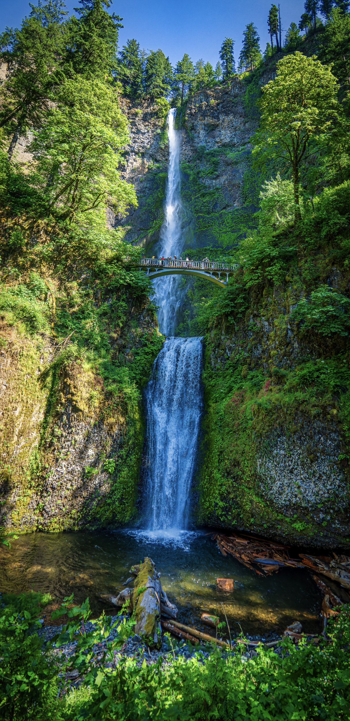 2026_06_12_Waterfalls_00021_pano_2500 ‣ In The Viewfinder Multnomah Falls In Color